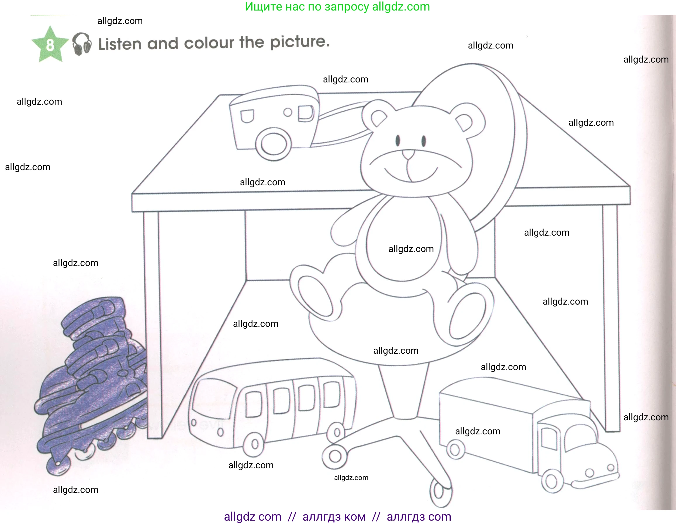 Английский язык (english), 3 класс Рабочая тетрадь (workbook), авторы: Баранова Ксения Михайловна (Baranova Ksenia), Дули Дженни (Dooley Jenny), Копылова Виктория Викторовна (Kopylova Victoria), Мильруд Радислав Петрович (Millrood Radislav), Эванс Вирджиния (Evans Virginia), издательство Просвещение, Москва, 2023, белого цвета, Часть ( Part) 1, страница 28, номер 8, Условие