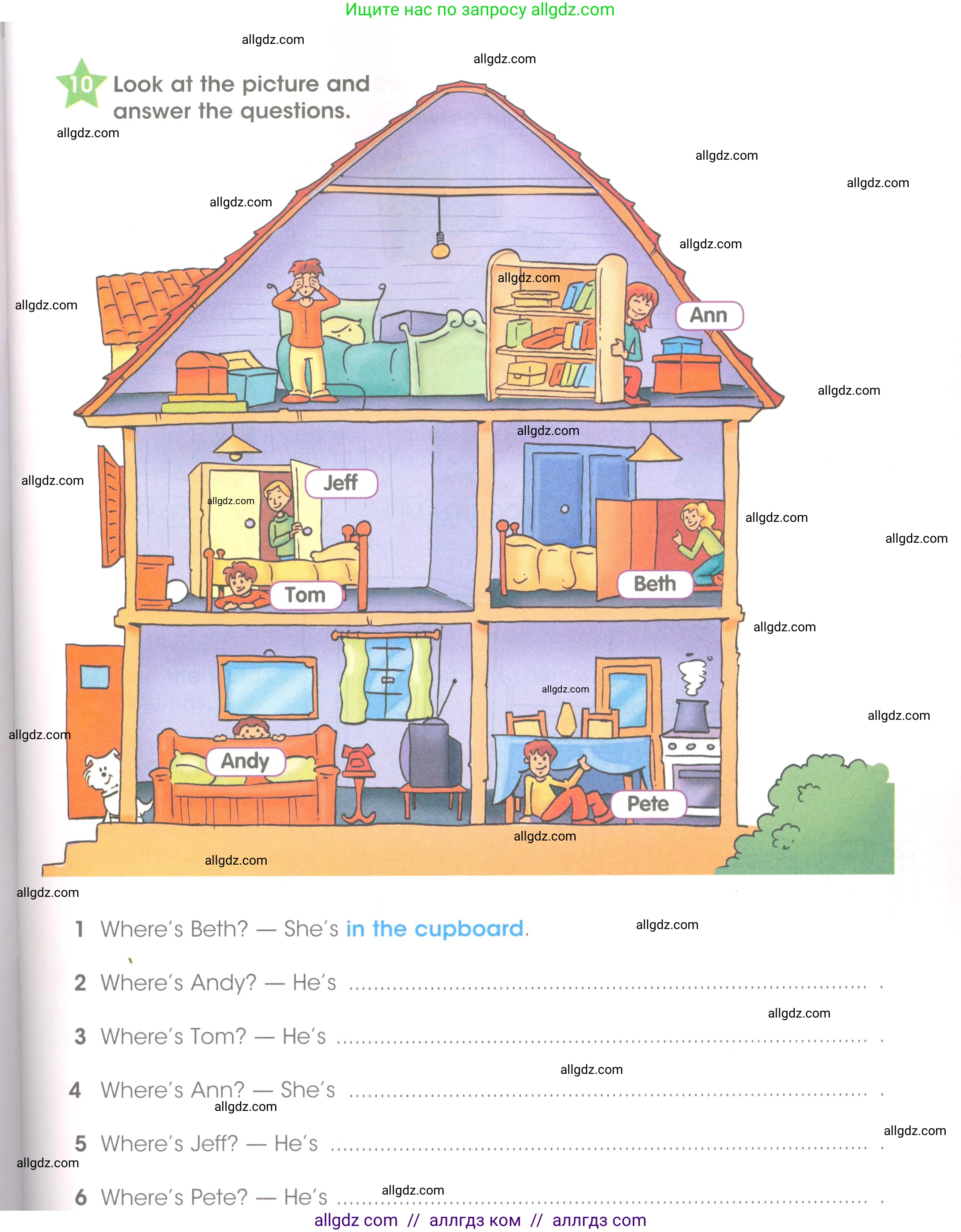 Английский язык (english), 3 класс Рабочая тетрадь (workbook), авторы: Баранова Ксения Михайловна (Baranova Ksenia), Дули Дженни (Dooley Jenny), Копылова Виктория Викторовна (Kopylova Victoria), Мильруд Радислав Петрович (Millrood Radislav), Эванс Вирджиния (Evans Virginia), издательство Просвещение, Москва, 2023, белого цвета, Часть ( Part) 2, страница 9, номер 10, Условие