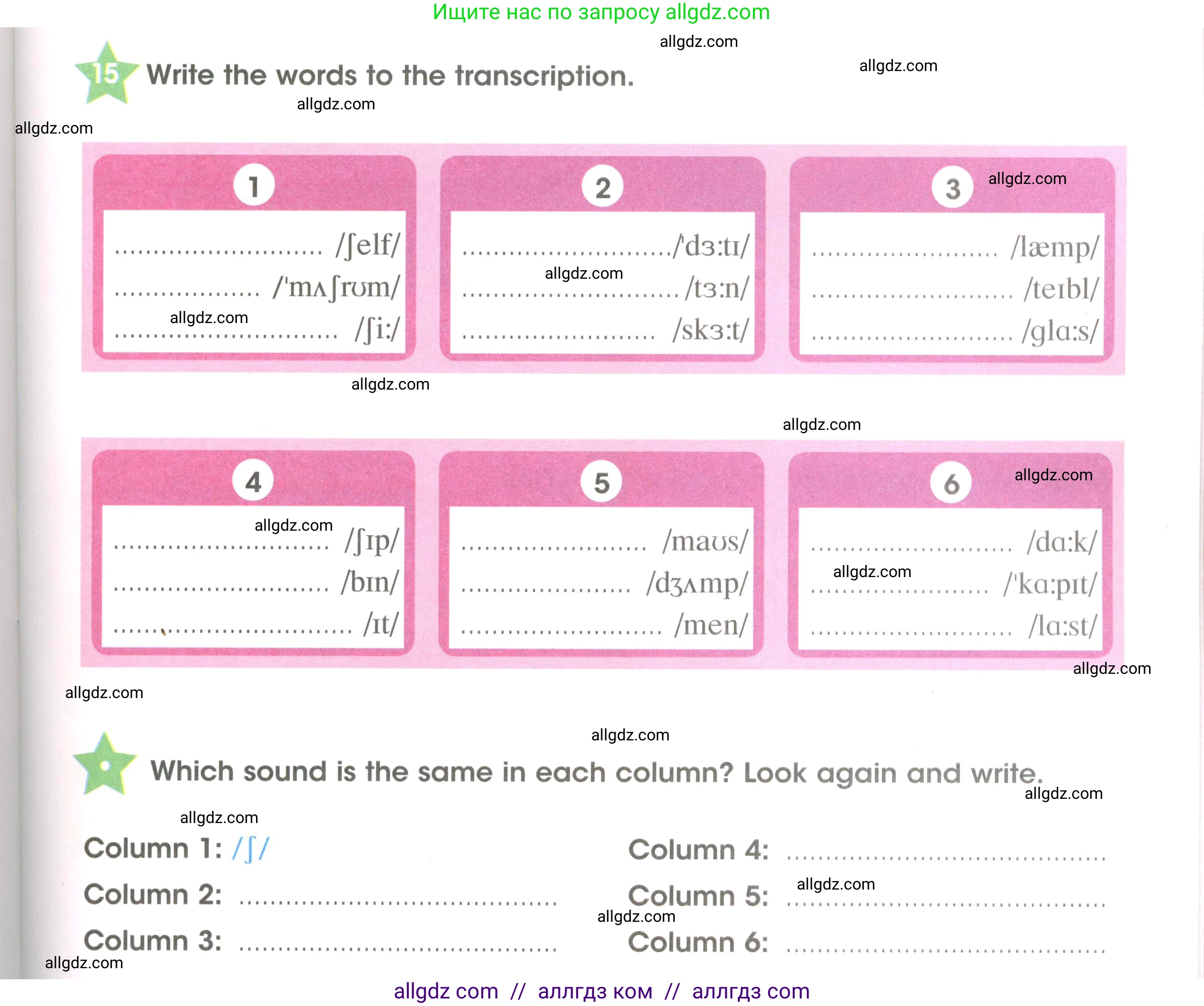 Английский язык (english), 3 класс Рабочая тетрадь (workbook), авторы: Баранова Ксения Михайловна (Baranova Ksenia), Дули Дженни (Dooley Jenny), Копылова Виктория Викторовна (Kopylova Victoria), Мильруд Радислав Петрович (Millrood Radislav), Эванс Вирджиния (Evans Virginia), издательство Просвещение, Москва, 2023, белого цвета, Часть ( Part) 2, страница 27, номер 15, Условие