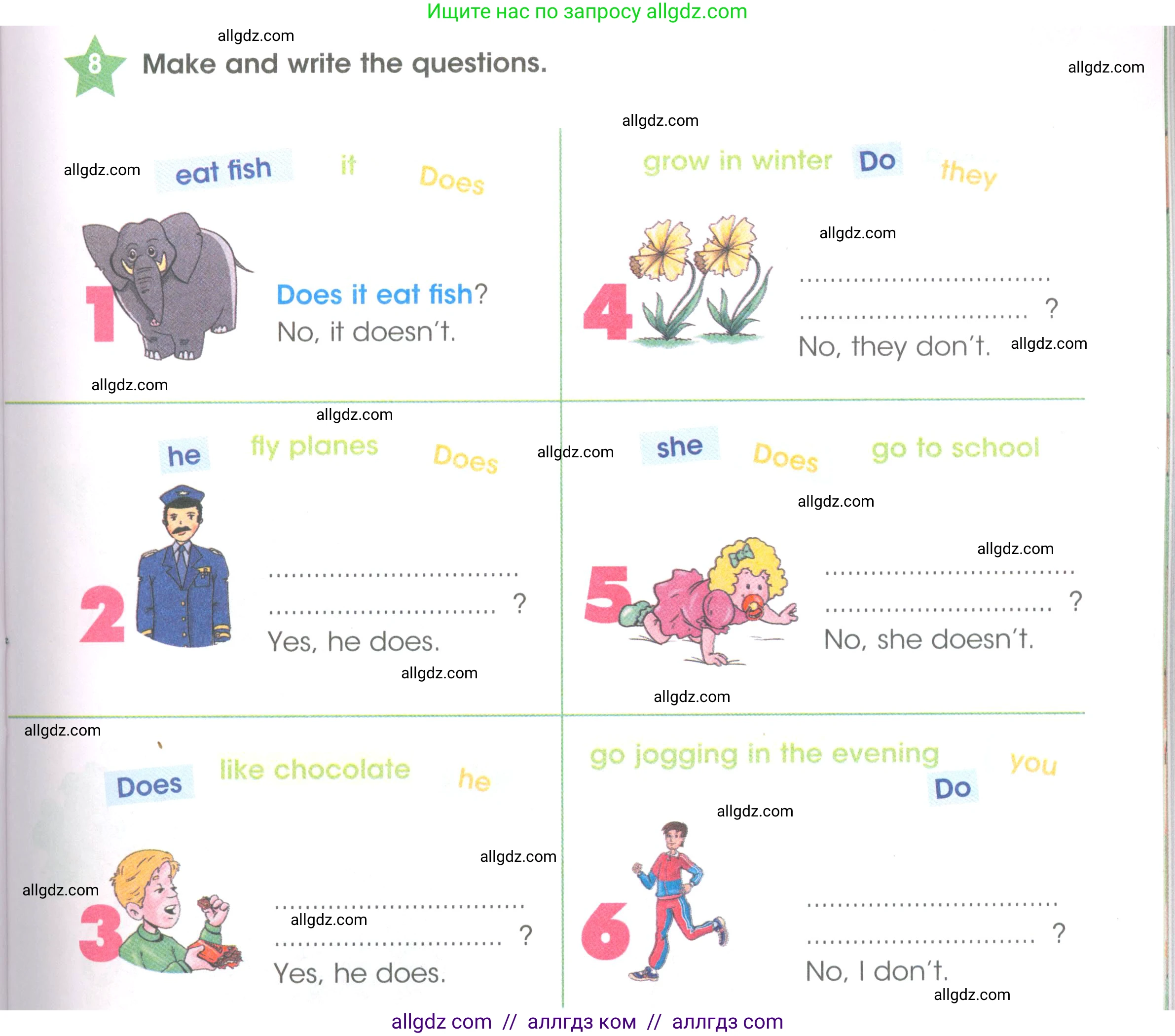 Английский язык (english), 3 класс Рабочая тетрадь (workbook), авторы: Баранова Ксения Михайловна (Baranova Ksenia), Дули Дженни (Dooley Jenny), Копылова Виктория Викторовна (Kopylova Victoria), Мильруд Радислав Петрович (Millrood Radislav), Эванс Вирджиния (Evans Virginia), издательство Просвещение, Москва, 2023, белого цвета, Часть ( Part) 2, страница 47, номер 8, Условие