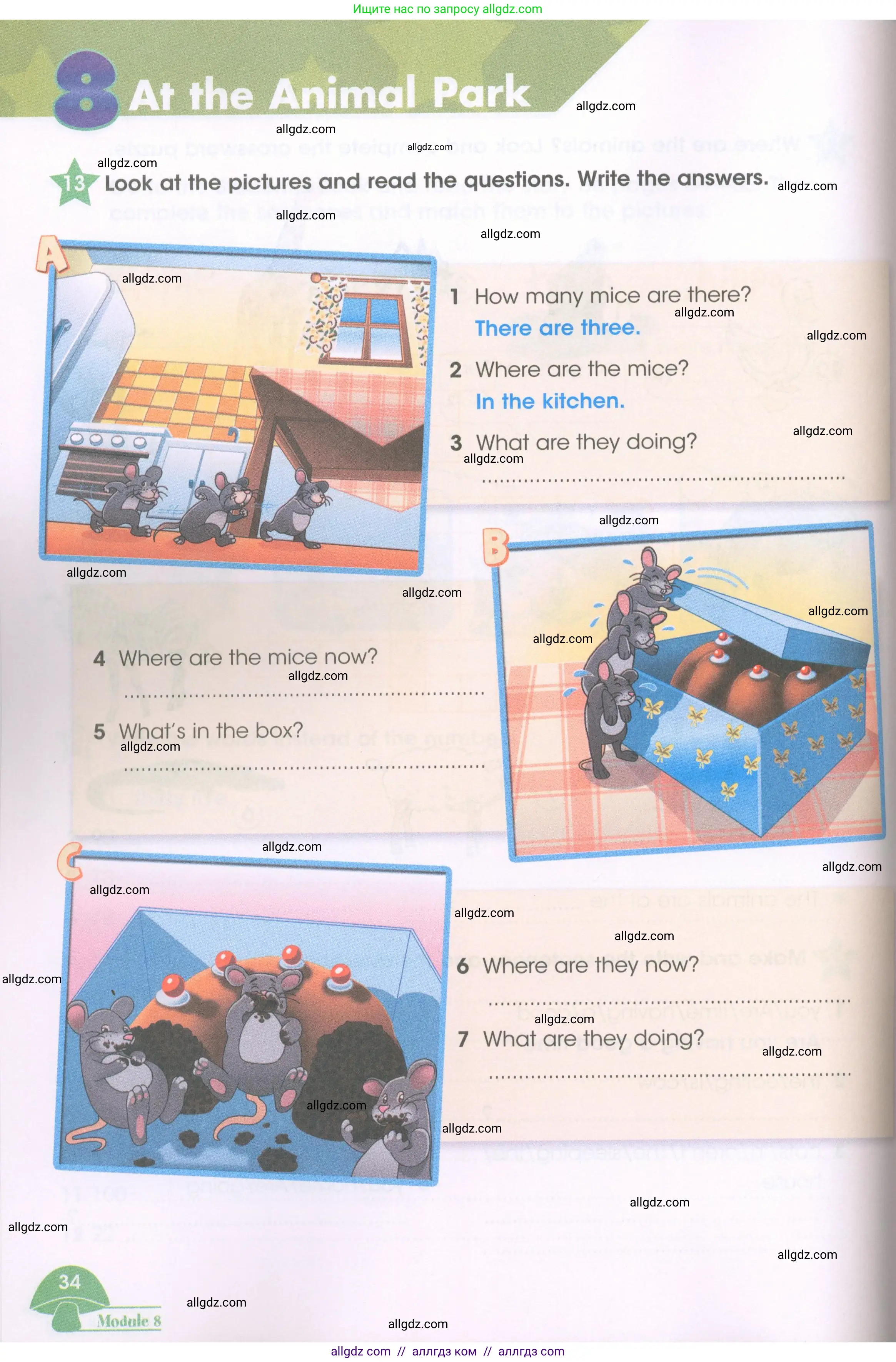 Английский язык (english), 3 класс Рабочая тетрадь (workbook), авторы: Баранова Ксения Михайловна (Baranova Ksenia), Дули Дженни (Dooley Jenny), Копылова Виктория Викторовна (Kopylova Victoria), Мильруд Радислав Петрович (Millrood Radislav), Эванс Вирджиния (Evans Virginia), издательство Просвещение, Москва, 2023, белого цвета, Часть ( Part) 2, страница 34