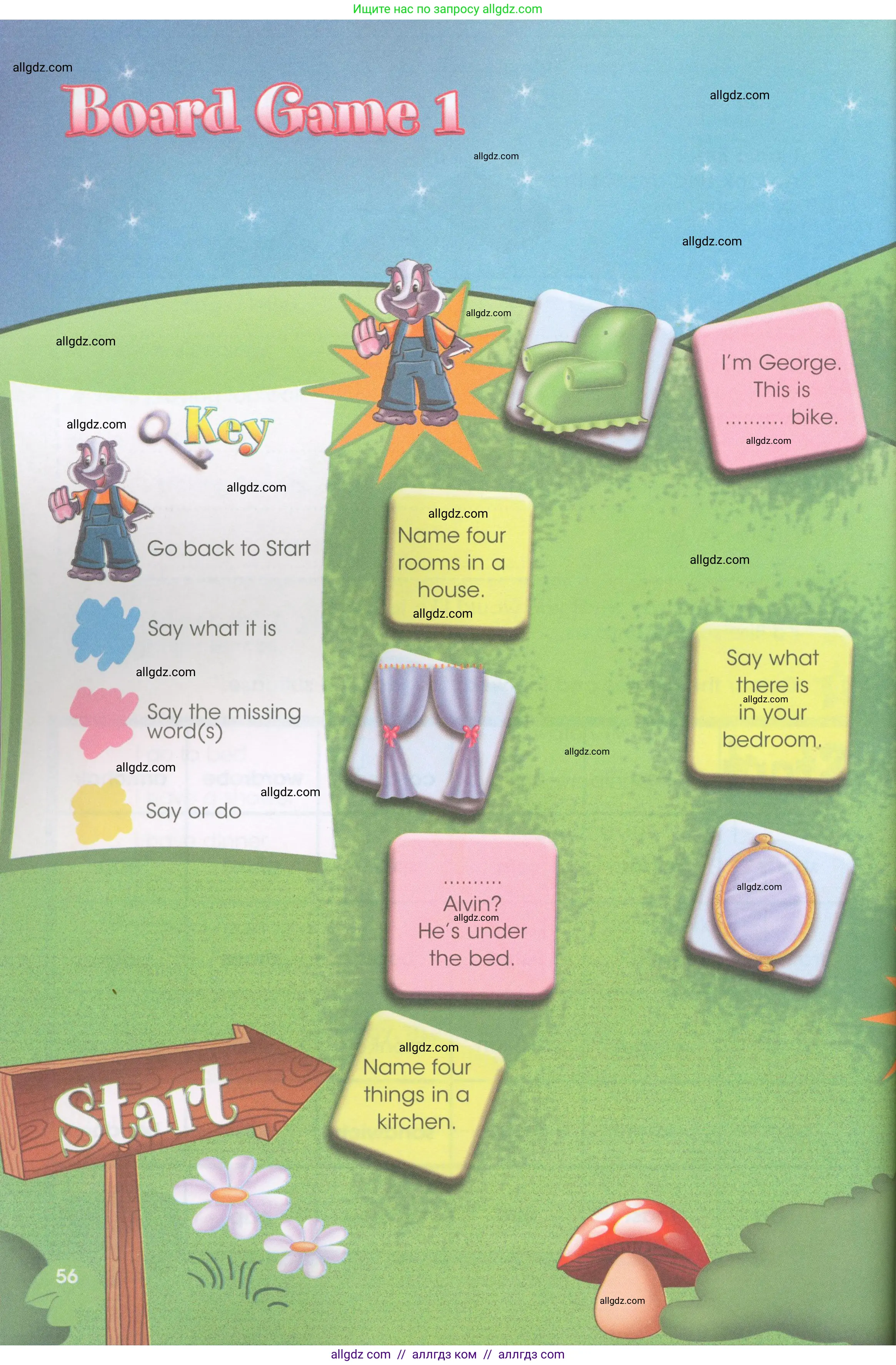 Английский язык (english), 3 класс Рабочая тетрадь (workbook), авторы: Баранова Ксения Михайловна (Baranova Ksenia), Дули Дженни (Dooley Jenny), Копылова Виктория Викторовна (Kopylova Victoria), Мильруд Радислав Петрович (Millrood Radislav), Эванс Вирджиния (Evans Virginia), издательство Просвещение, Москва, 2023, белого цвета, Часть ( Part) 2, страница 56