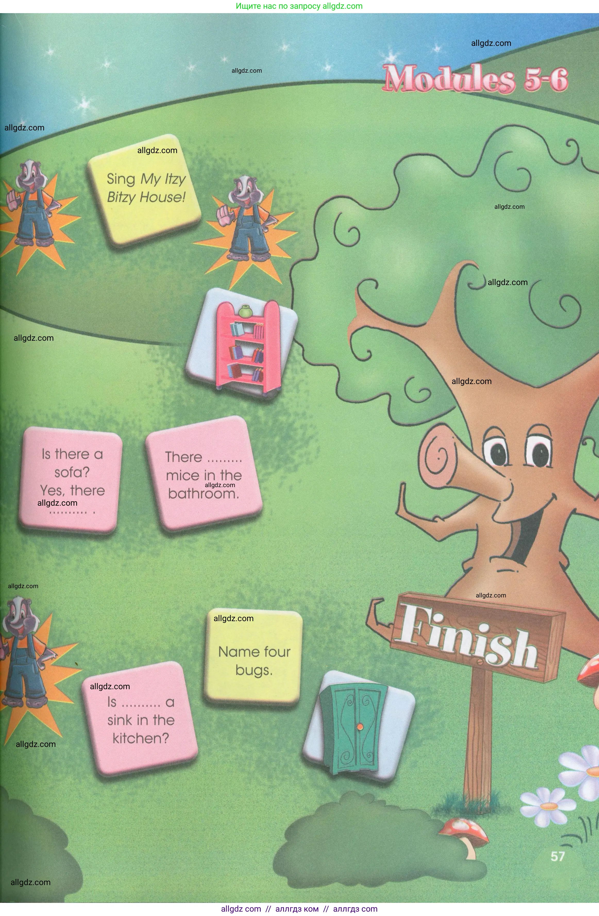 Английский язык (english), 3 класс Рабочая тетрадь (workbook), авторы: Баранова Ксения Михайловна (Baranova Ksenia), Дули Дженни (Dooley Jenny), Копылова Виктория Викторовна (Kopylova Victoria), Мильруд Радислав Петрович (Millrood Radislav), Эванс Вирджиния (Evans Virginia), издательство Просвещение, Москва, 2023, белого цвета, страница 57