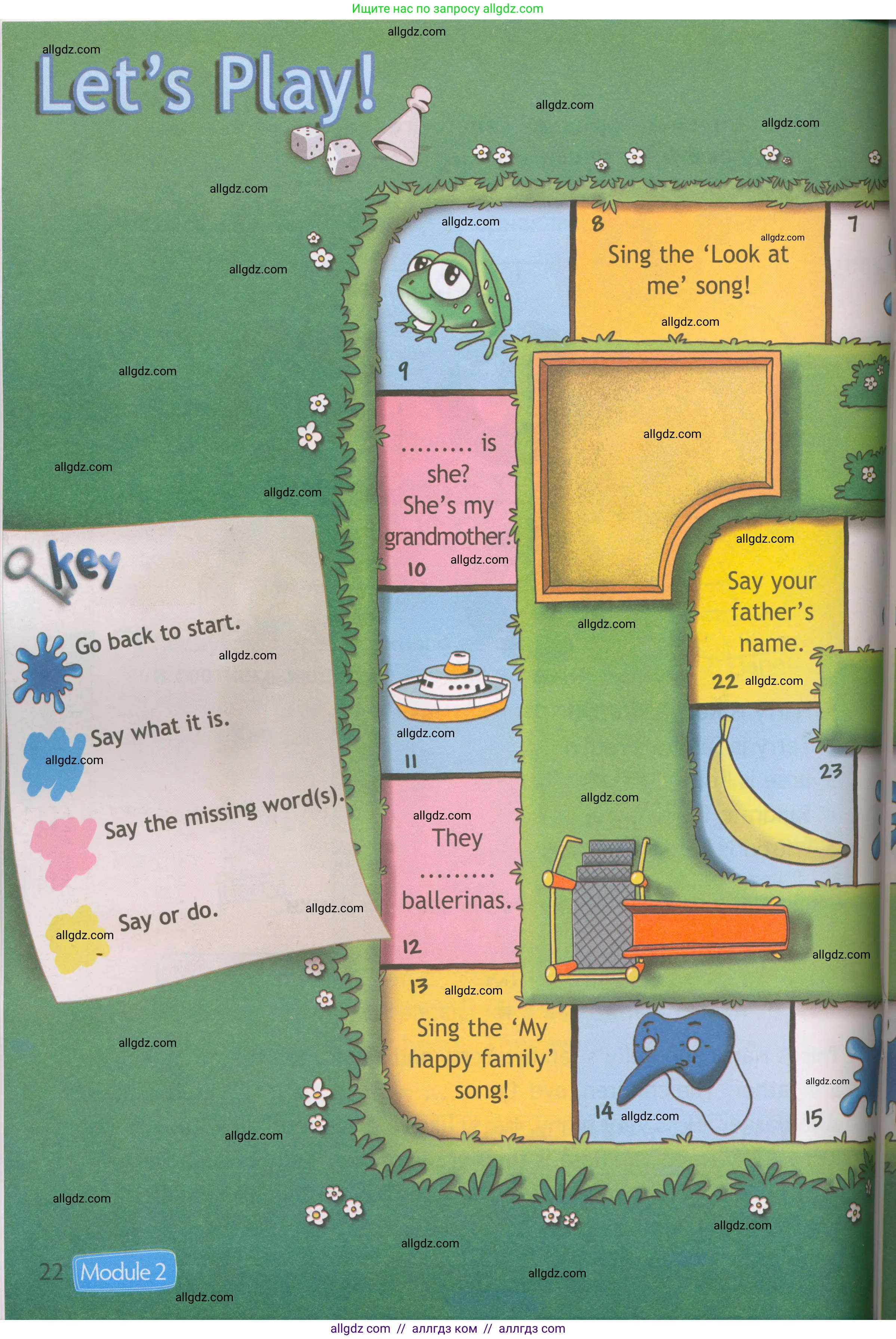 Английский язык (english), 3 класс Рабочая тетрадь (workbook), авторы: Быкова Надежда Ильинична (Bykova Nadezhda), Дули Дженни (Dooley Jenny), Поспелова Марина Давидовна (Pospelova Marina), Эванс Вирджиния (Evans Virginia), издательство Просвещение, Москва, 2023, зелёного цвета, страница 22