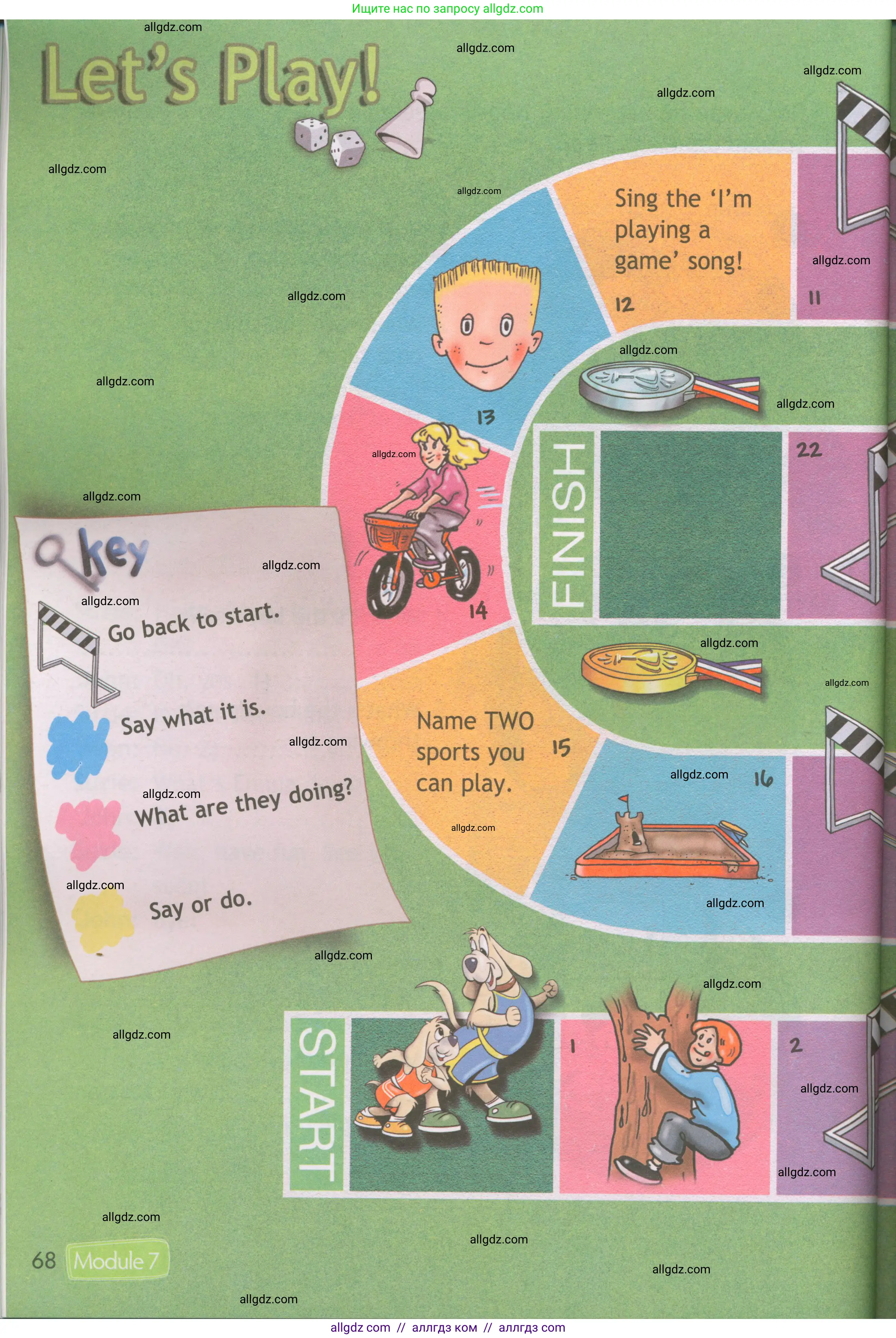 Английский язык (english), 3 класс Рабочая тетрадь (workbook), авторы: Быкова Надежда Ильинична (Bykova Nadezhda), Дули Дженни (Dooley Jenny), Поспелова Марина Давидовна (Pospelova Marina), Эванс Вирджиния (Evans Virginia), издательство Просвещение, Москва, 2023, зелёного цвета, страница 68