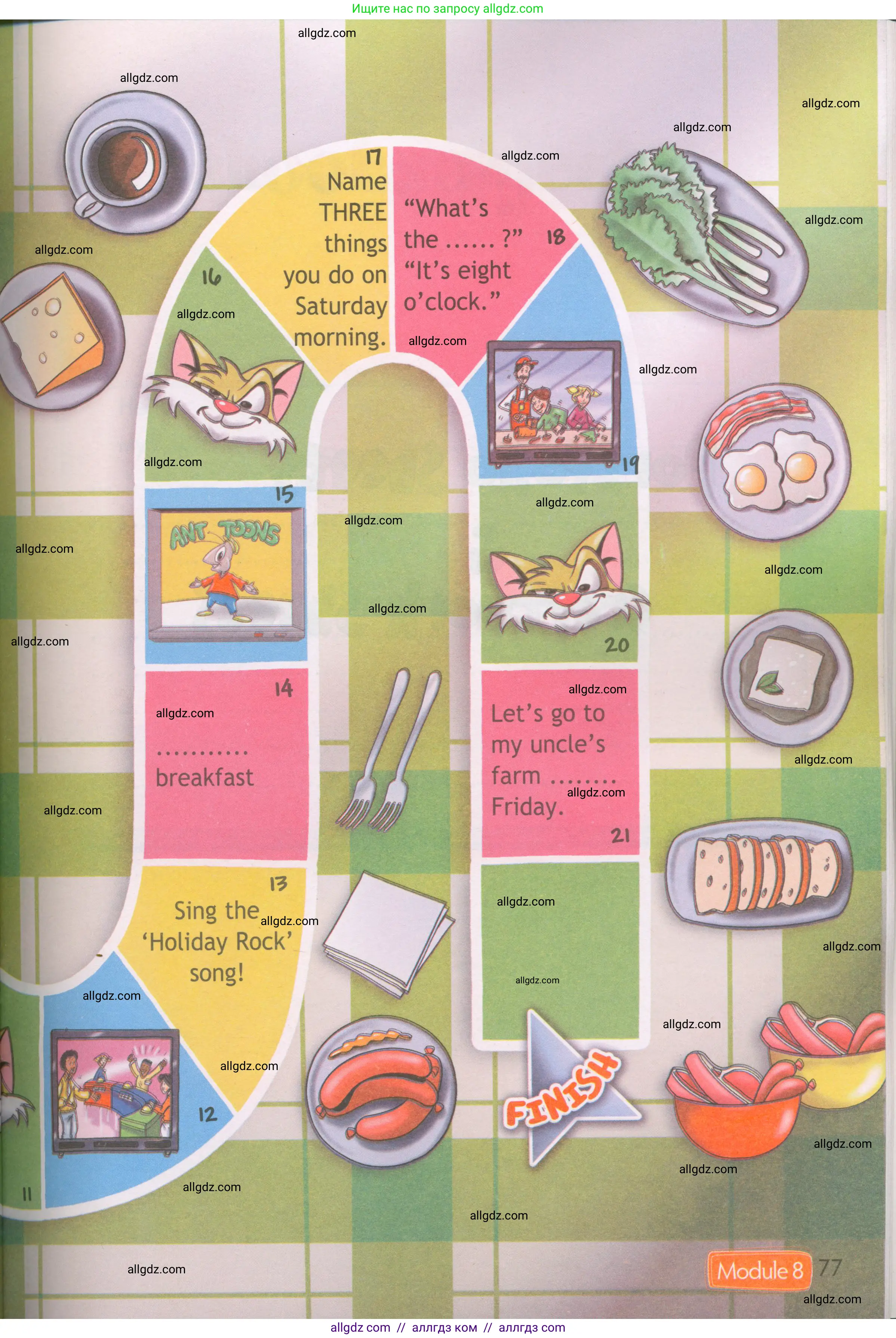 Английский язык (english), 3 класс Рабочая тетрадь (workbook), авторы: Быкова Надежда Ильинична (Bykova Nadezhda), Дули Дженни (Dooley Jenny), Поспелова Марина Давидовна (Pospelova Marina), Эванс Вирджиния (Evans Virginia), издательство Просвещение, Москва, 2023, зелёного цвета, страница 77