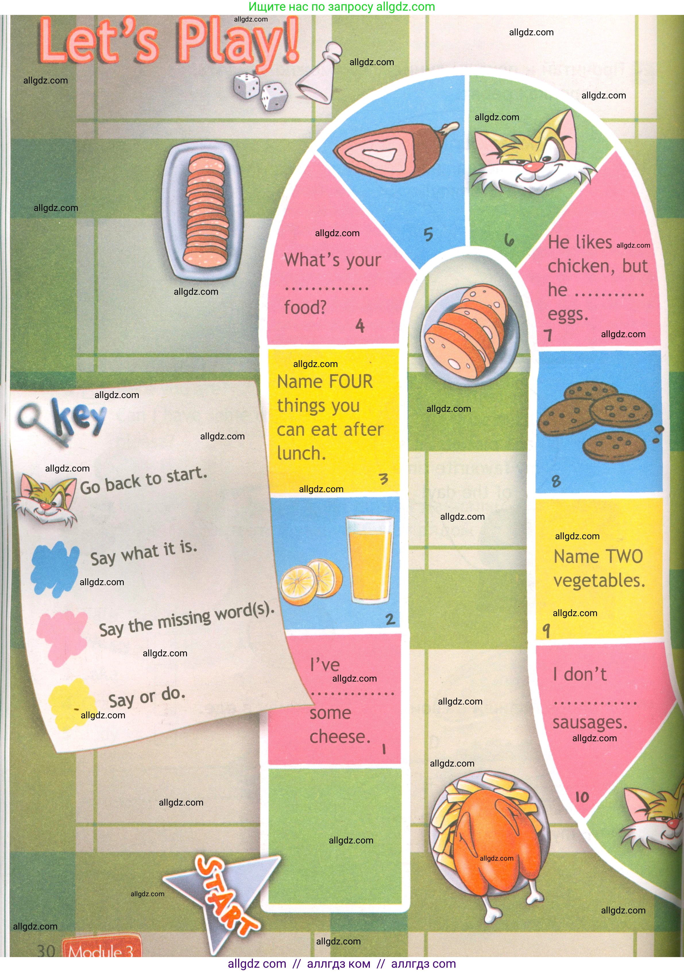 Английский язык (english), 3 класс Рабочая тетрадь (workbook), авторы: Быкова Надежда Ильинична (Bykova Nadezhda), Дули Дженни (Dooley Jenny), Поспелова Марина Давидовна (Pospelova Marina), Эванс Вирджиния (Evans Virginia), издательство Просвещение, Москва, 2023, зелёного цвета, страница 30, Условие