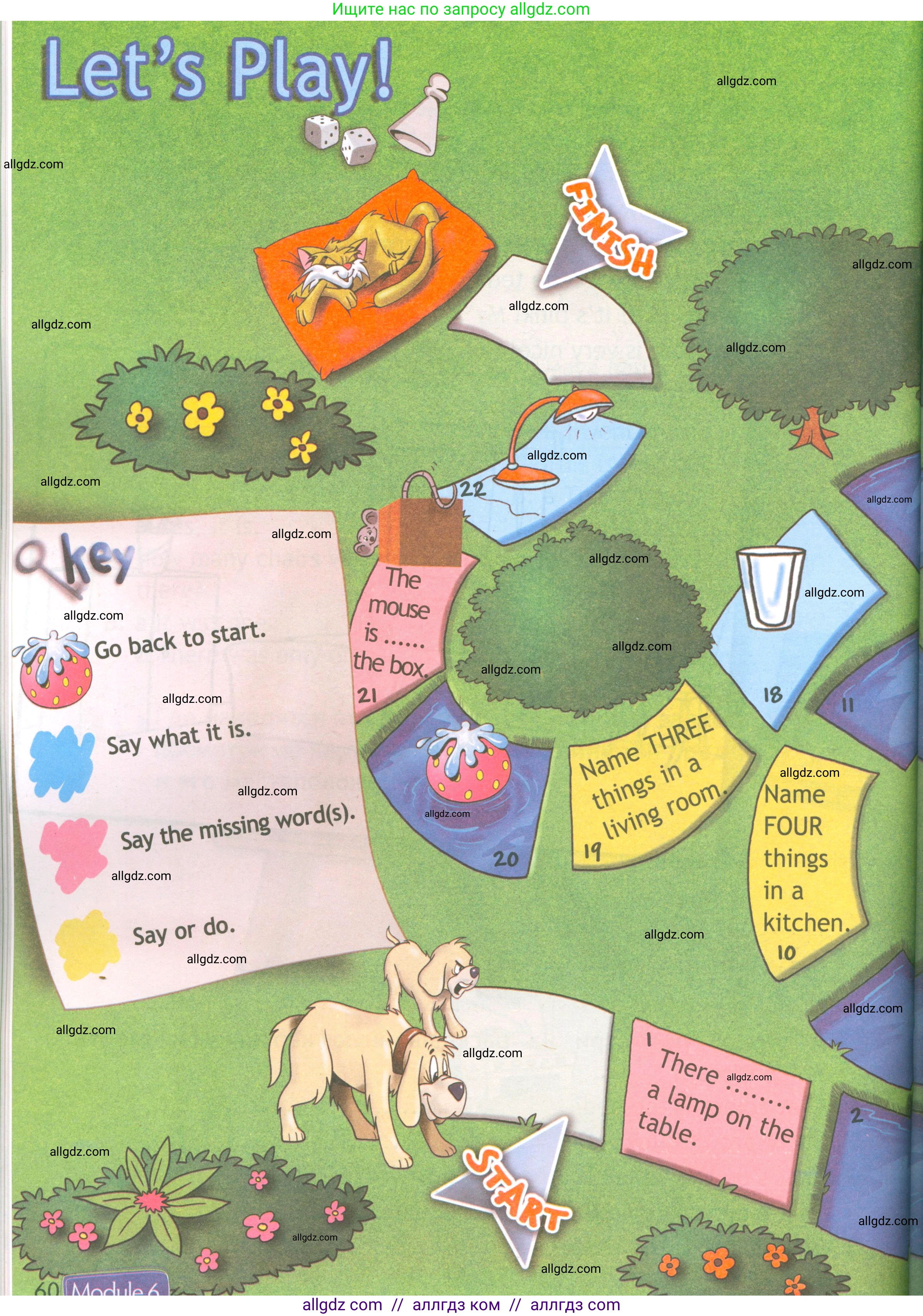 Английский язык (english), 3 класс Рабочая тетрадь (workbook), авторы: Быкова Надежда Ильинична (Bykova Nadezhda), Дули Дженни (Dooley Jenny), Поспелова Марина Давидовна (Pospelova Marina), Эванс Вирджиния (Evans Virginia), издательство Просвещение, Москва, 2023, зелёного цвета, страница 60, Условие