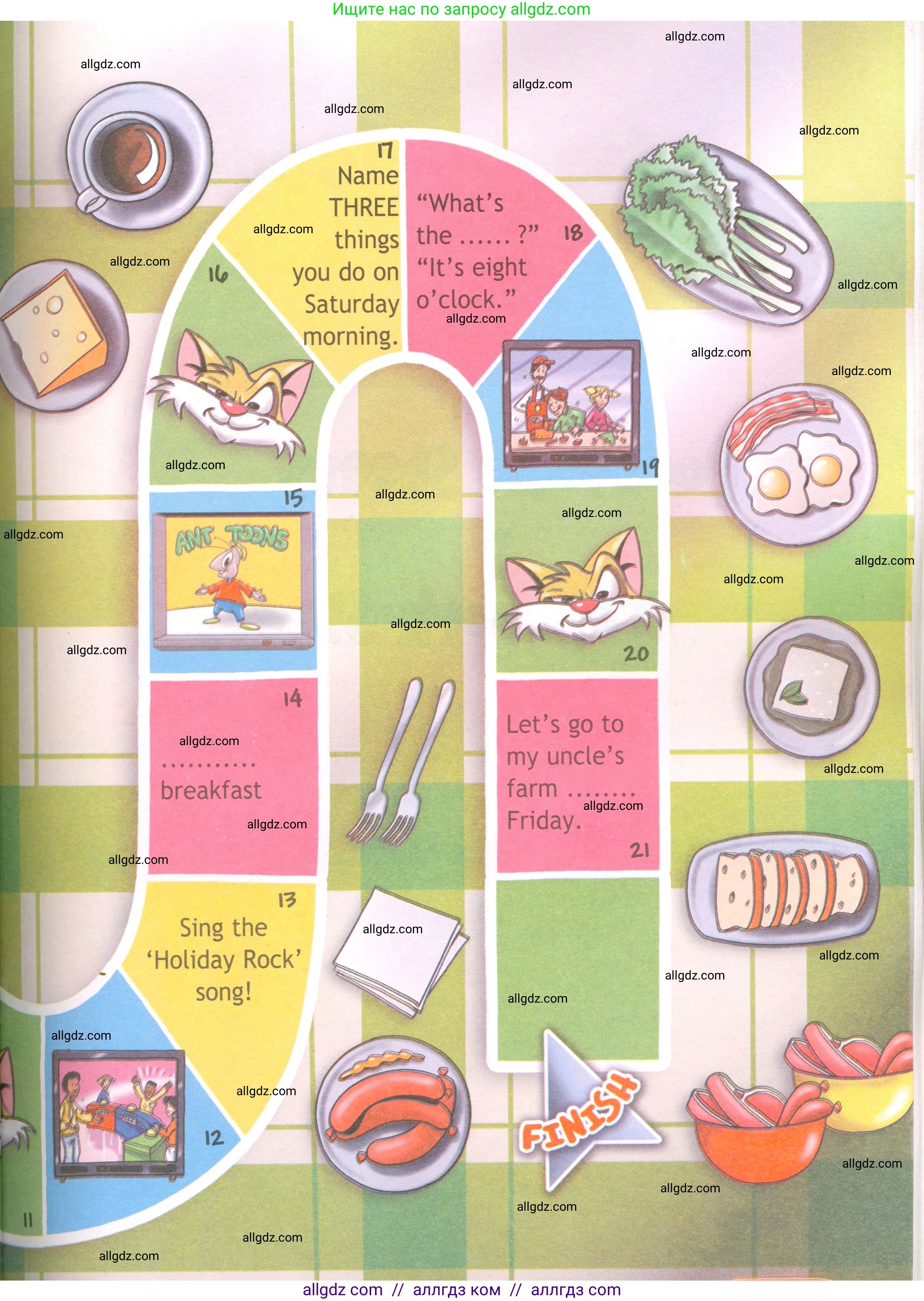 Английский язык (english), 3 класс Рабочая тетрадь (workbook), авторы: Быкова Надежда Ильинична (Bykova Nadezhda), Дули Дженни (Dooley Jenny), Поспелова Марина Давидовна (Pospelova Marina), Эванс Вирджиния (Evans Virginia), издательство Просвещение, Москва, 2023, зелёного цвета, страница 76, Условие (продолжение 2)