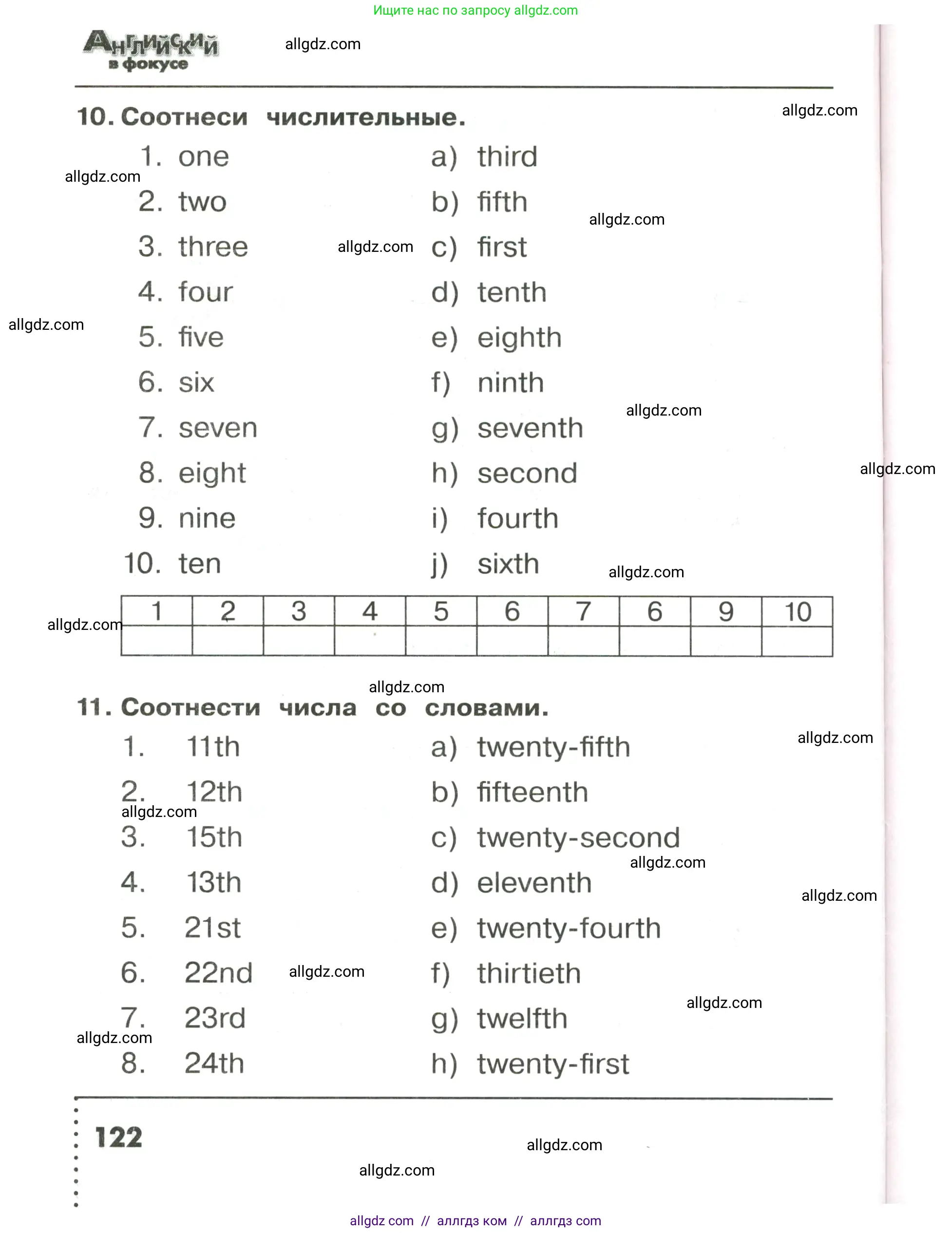 Английский язык (english), 3 класс Сборник упражнений, авторы: Быкова Надежда Ильинична (Bykova Nadezhda), Поспелова Марина Давидовна (Pospelova Marina), издательство Просвещение, Москва, 2023, зелёного цвета, страница 122