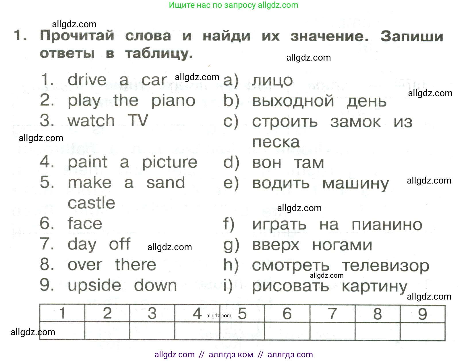 Английский язык (english), 3 класс Сборник упражнений, авторы: Быкова Надежда Ильинична (Bykova Nadezhda), Поспелова Марина Давидовна (Pospelova Marina), издательство Просвещение, Москва, 2023, зелёного цвета, страница 108, номер 1, Условие