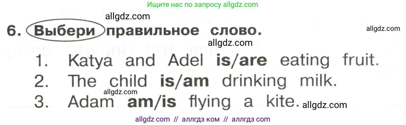 Английский язык (english), 3 класс Сборник упражнений, авторы: Быкова Надежда Ильинична (Bykova Nadezhda), Поспелова Марина Давидовна (Pospelova Marina), издательство Просвещение, Москва, 2023, зелёного цвета, страница 119, номер 6, Условие