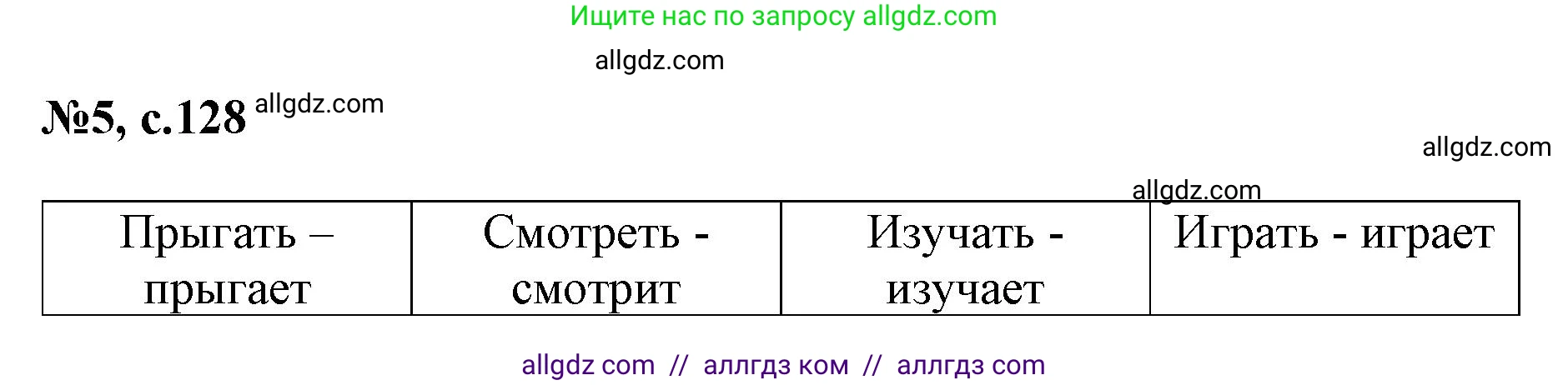 Английский язык (english), 3 класс Сборник упражнений, авторы: Быкова Надежда Ильинична (Bykova Nadezhda), Поспелова Марина Давидовна (Pospelova Marina), издательство Просвещение, Москва, 2023, зелёного цвета, страница 128, номер 5, Решение 1