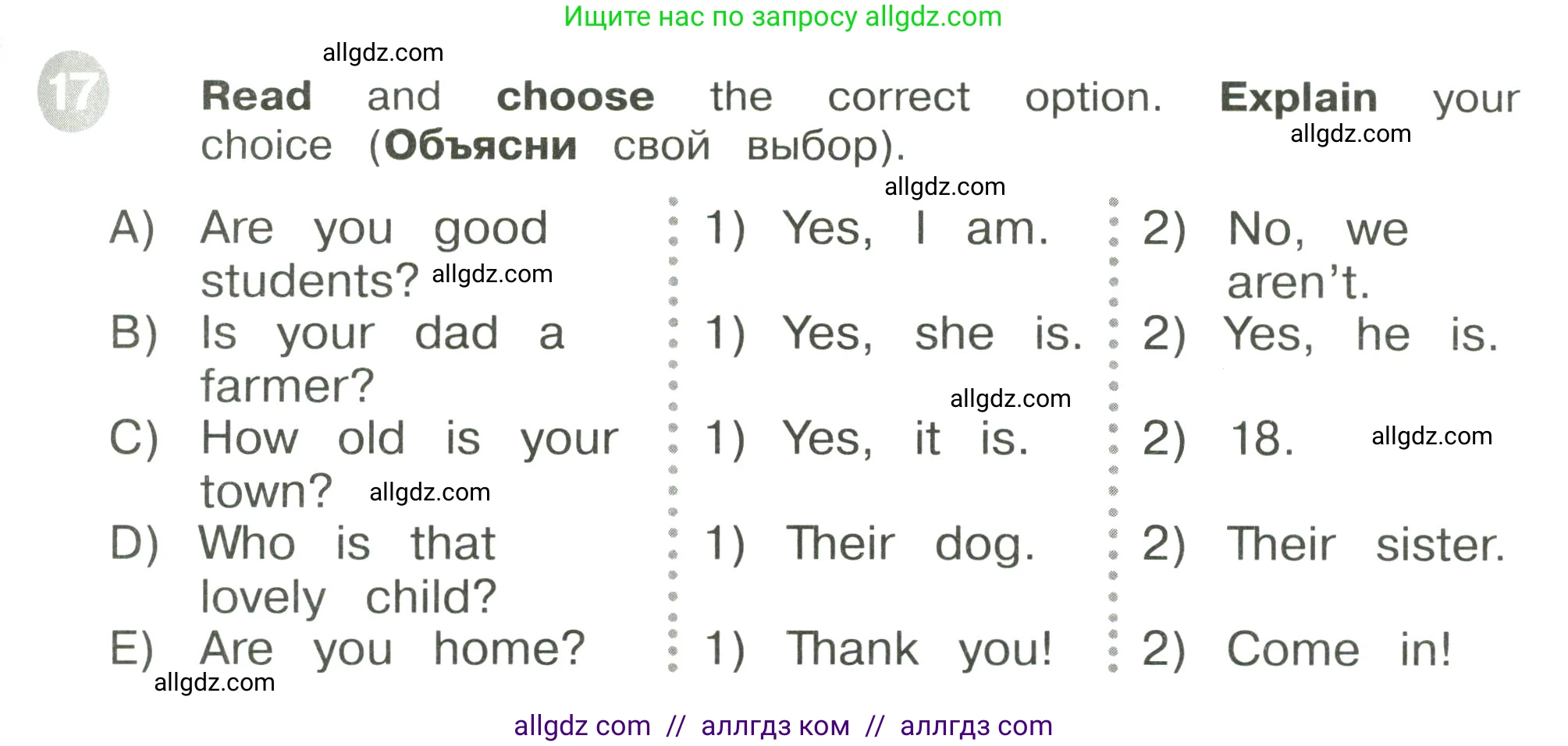 Английский язык (english), 3 класс Сборник упражнений, автор: Котова Марина Петровна, издательство Просвещение, Москва, 2024, белого цвета, страница 23, номер 17, Условие