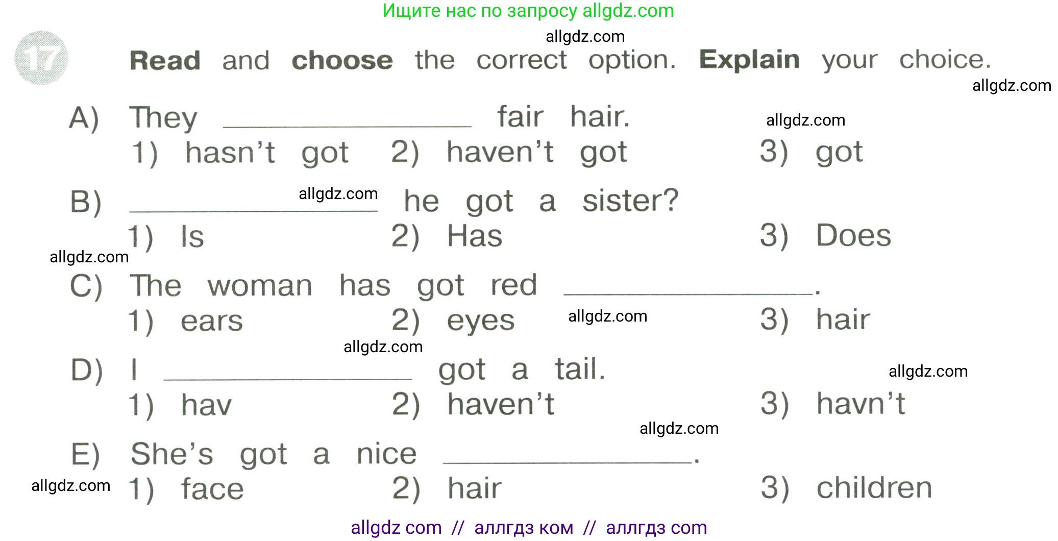 Английский язык (english), 3 класс Сборник упражнений, автор: Котова Марина Петровна, издательство Просвещение, Москва, 2024, белого цвета, страница 42, номер 17, Условие