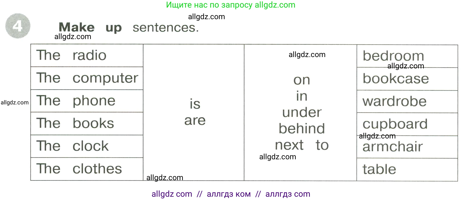 Английский язык (english), 3 класс Сборник упражнений, автор: Котова Марина Петровна, издательство Просвещение, Москва, 2024, белого цвета, страница 54, номер 4, Условие