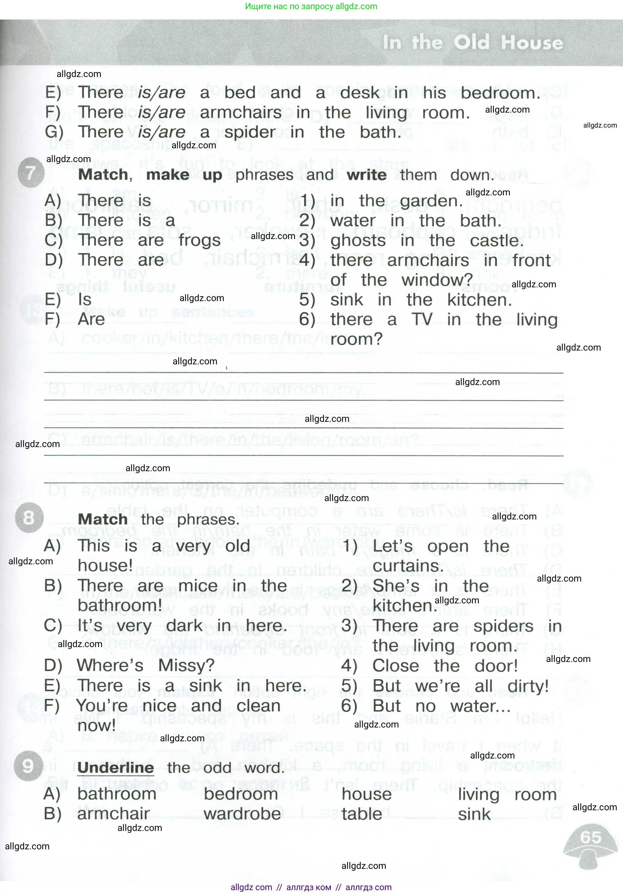 Английский язык (english), 3 класс Сборник упражнений, автор: Котова Марина Петровна, издательство Просвещение, Москва, 2024, белого цвета, страница 65