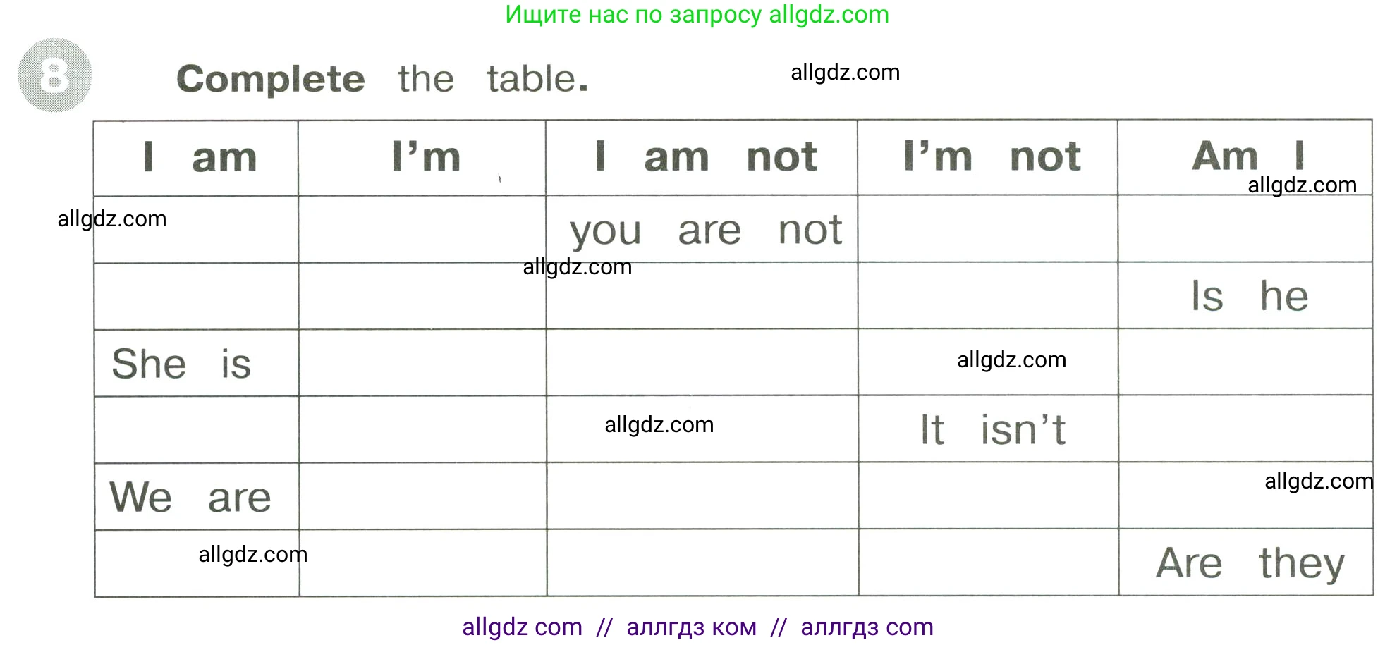 Английский язык (english), 3 класс Сборник упражнений, автор: Котова Марина Петровна, издательство Просвещение, Москва, 2024, белого цвета, страница 84, номер 8, Условие