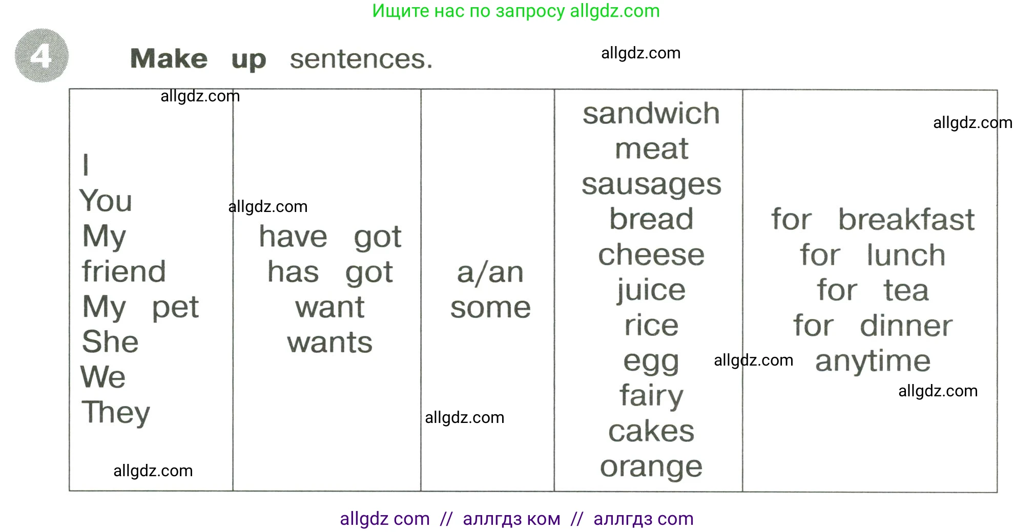 Английский язык (english), 3 класс Сборник упражнений, автор: Котова Марина Петровна, издательство Просвещение, Москва, 2024, белого цвета, страница 92, номер 4, Условие
