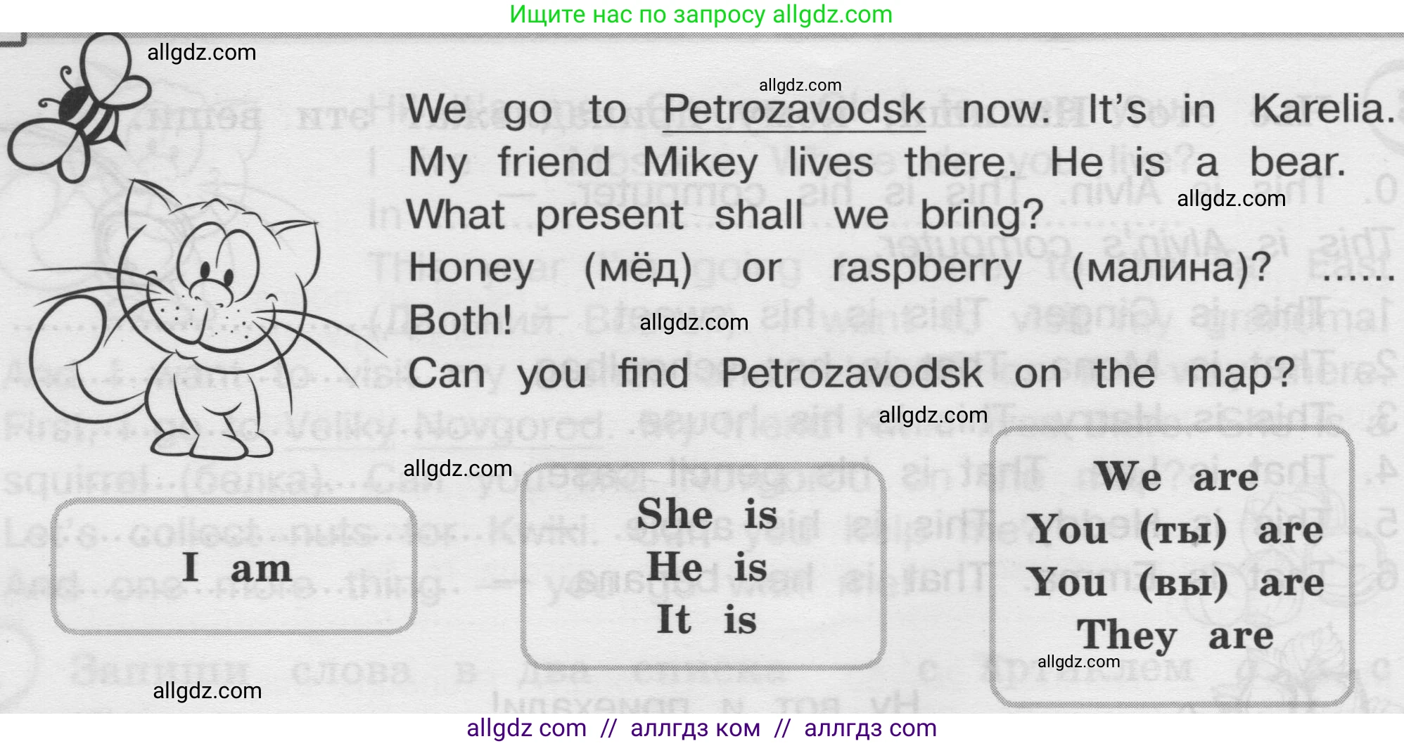 Английский язык (english), 3 класс сборник грамматических упражнений, автор: Рязанцева Светлана Борисовна, издательство Просвещение, Москва, 2024, белого цвета, страница 6, Условие