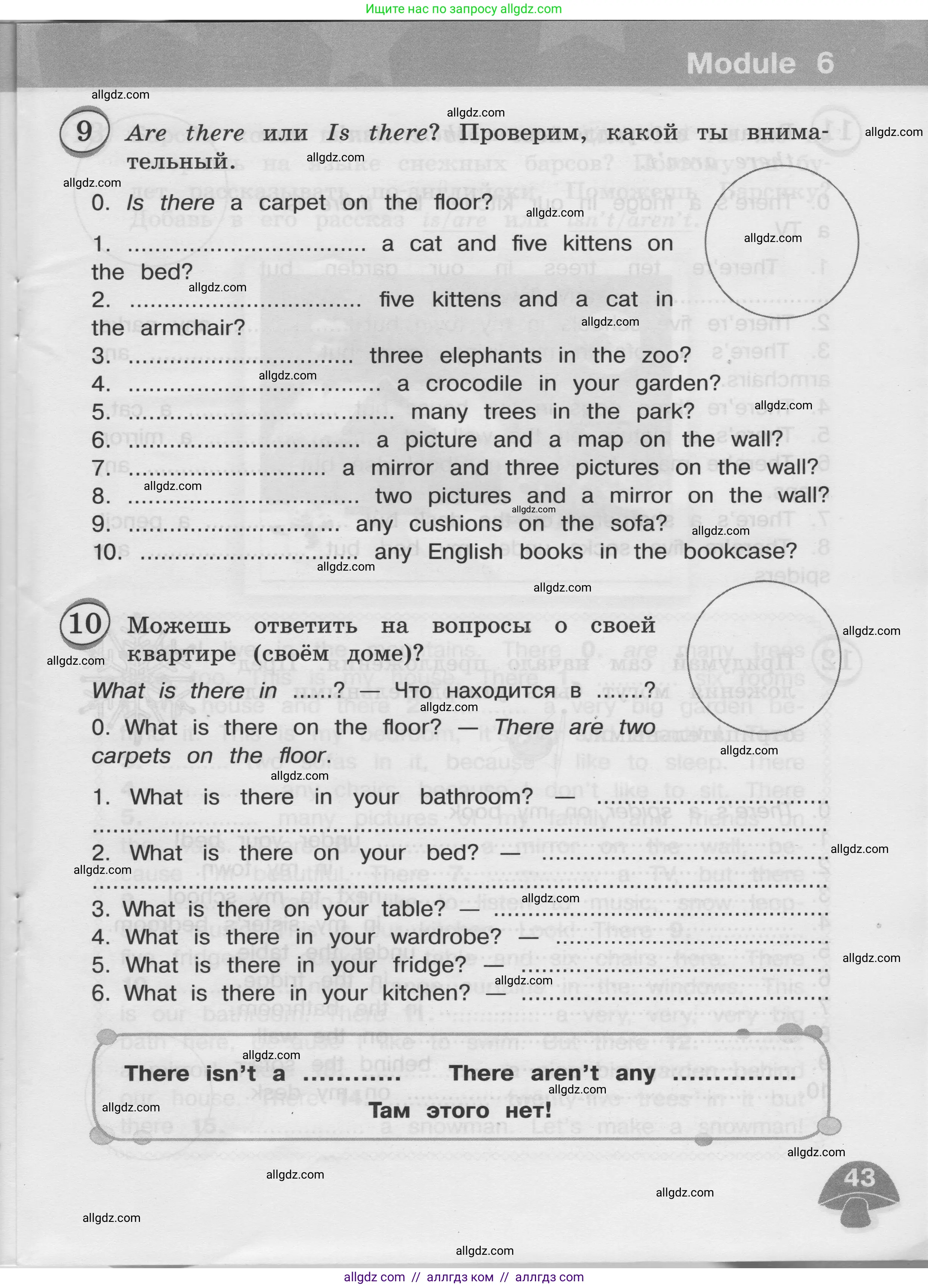 Английский язык (english), 3 класс сборник грамматических упражнений, автор: Рязанцева Светлана Борисовна, издательство Просвещение, Москва, 2024, белого цвета, страница 43