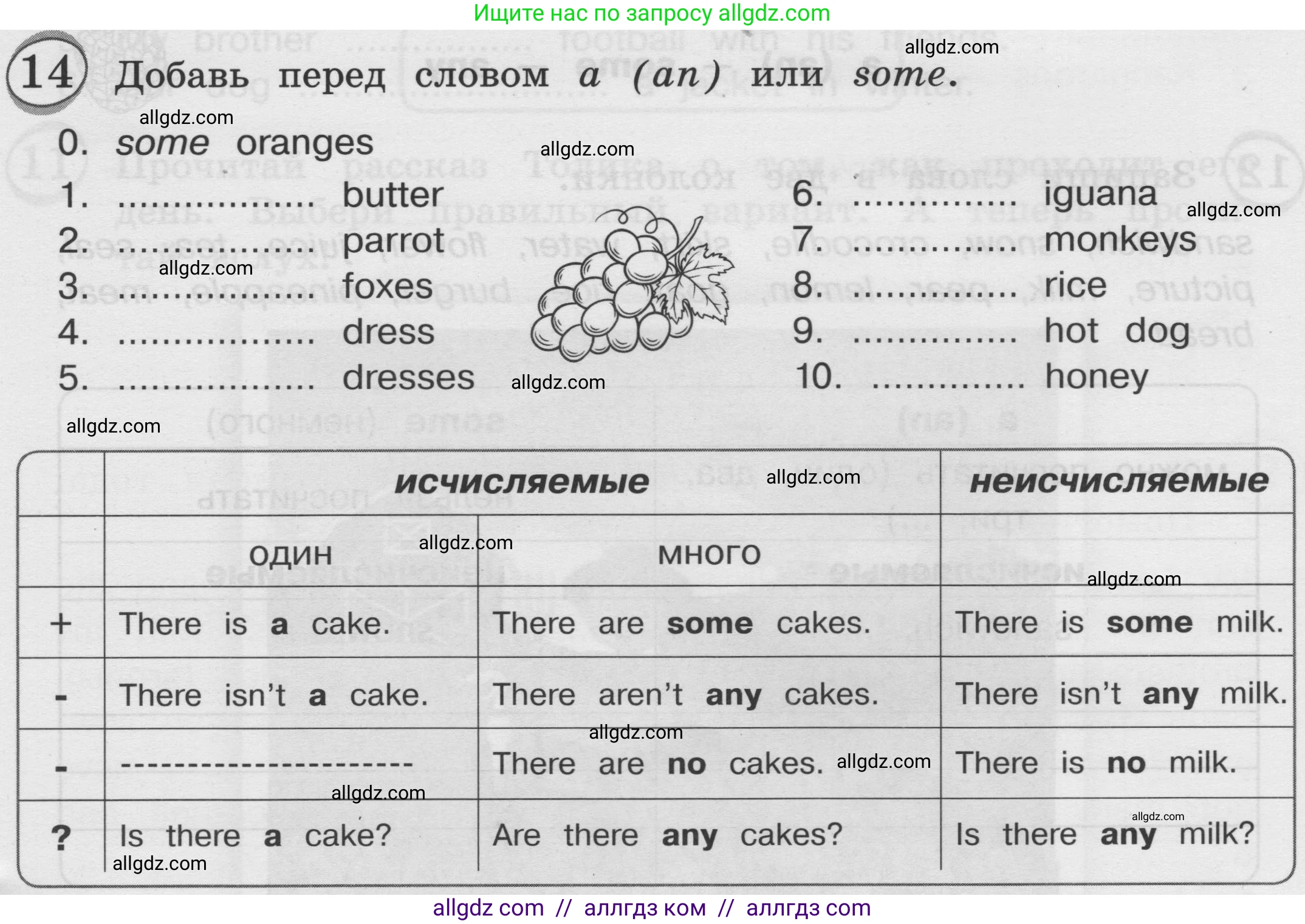 Английский язык (english), 3 класс сборник грамматических упражнений, автор: Рязанцева Светлана Борисовна, издательство Просвещение, Москва, 2024, белого цвета, страница 68, номер 14, Условие