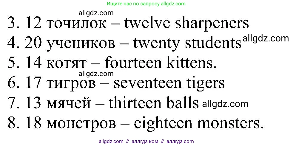 Английский язык (english), 3 класс сборник грамматических упражнений, автор: Рязанцева Светлана Борисовна, издательство Просвещение, Москва, 2024, белого цвета, страница 12, номер 17, Решение (продолжение 2)