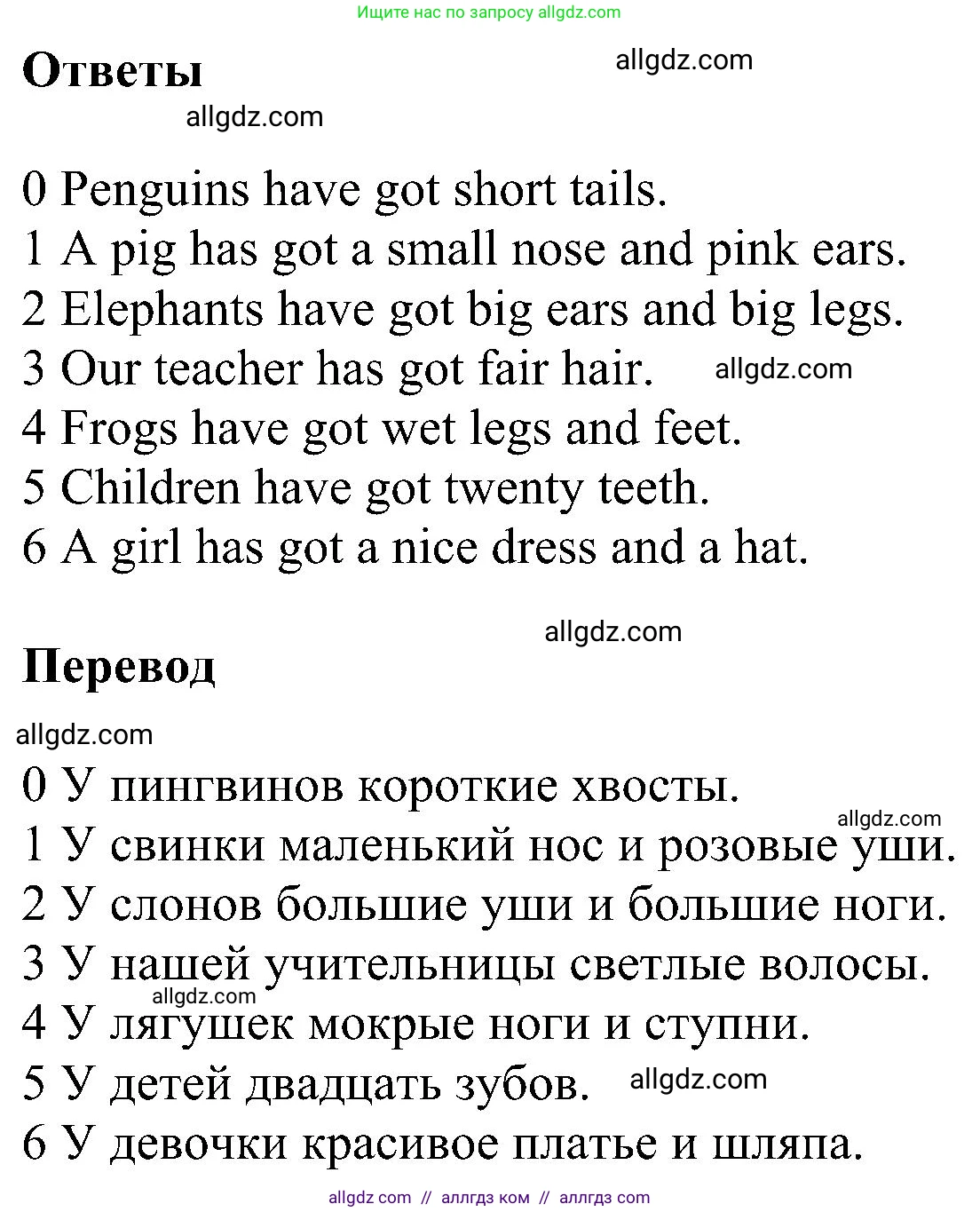 Английский язык (english), 3 класс сборник грамматических упражнений, автор: Рязанцева Светлана Борисовна, издательство Просвещение, Москва, 2024, белого цвета, страница 22, номер 11, Решение (продолжение 2)