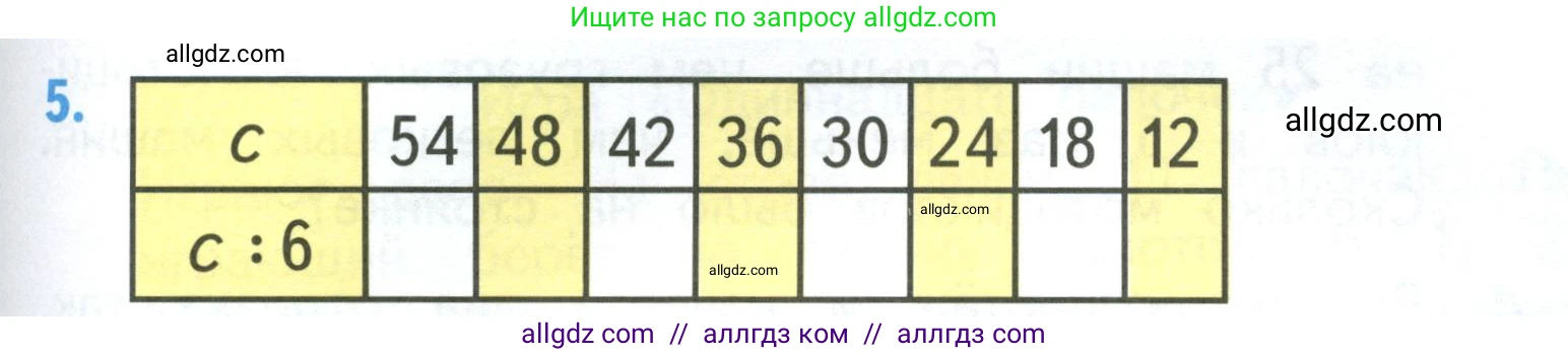 Математика, 3 класс Учебник, авторы: Моро Мария Игнатьевна, Бантова Мария Александровна, Бельтюкова Галина Васильевна, Волкова Светлана Ивановна, Степанова Светлана Вячеславовна, издательство Просвещение, Москва, 2023, белого цвета, Часть 1, страница 39, номер 5, Условие