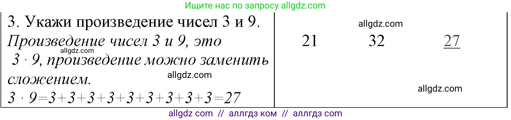 Математика, 3 класс Учебник, авторы: Моро Мария Игнатьевна, Бантова Мария Александровна, Бельтюкова Галина Васильевна, Волкова Светлана Ивановна, Степанова Светлана Вячеславовна, издательство Просвещение, Москва, 2023, белого цвета, Часть 1, страница 30, номер 3, Решение