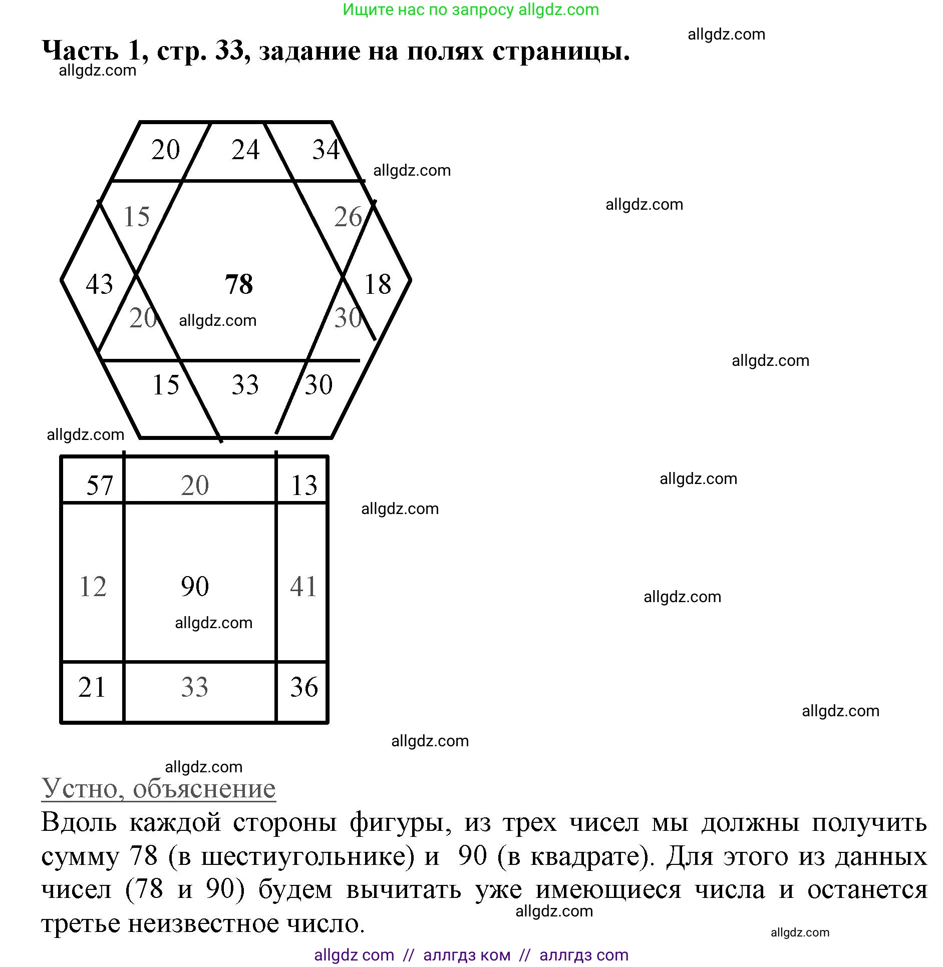 Математика, 3 класс Учебник, авторы: Моро Мария Игнатьевна, Бантова Мария Александровна, Бельтюкова Галина Васильевна, Волкова Светлана Ивановна, Степанова Светлана Вячеславовна, издательство Просвещение, Москва, 2023, белого цвета, Часть 1, страница 33, Решение