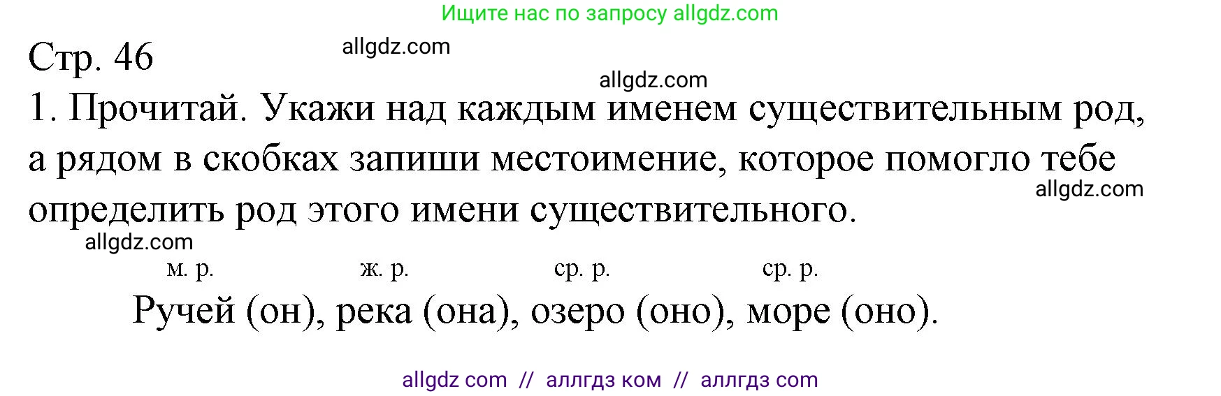 Русский язык, 3 класс Тетрадь учебных достижений, автор: Канакина Валентина Павловна, издательство Просвещение, Москва, 2023, белого цвета, страница 46, номер 1, Решение