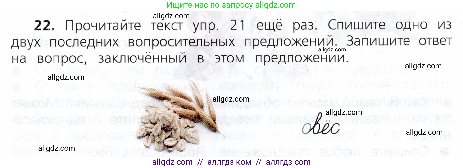 Русский язык, 3 класс Учебник, авторы: Канакина Валентина Павловна, Горецкий Всеслав Гаврилович, издательство Просвещение, Москва, 2023, белого цвета, Часть 1, страница 17, номер 22, Условие
