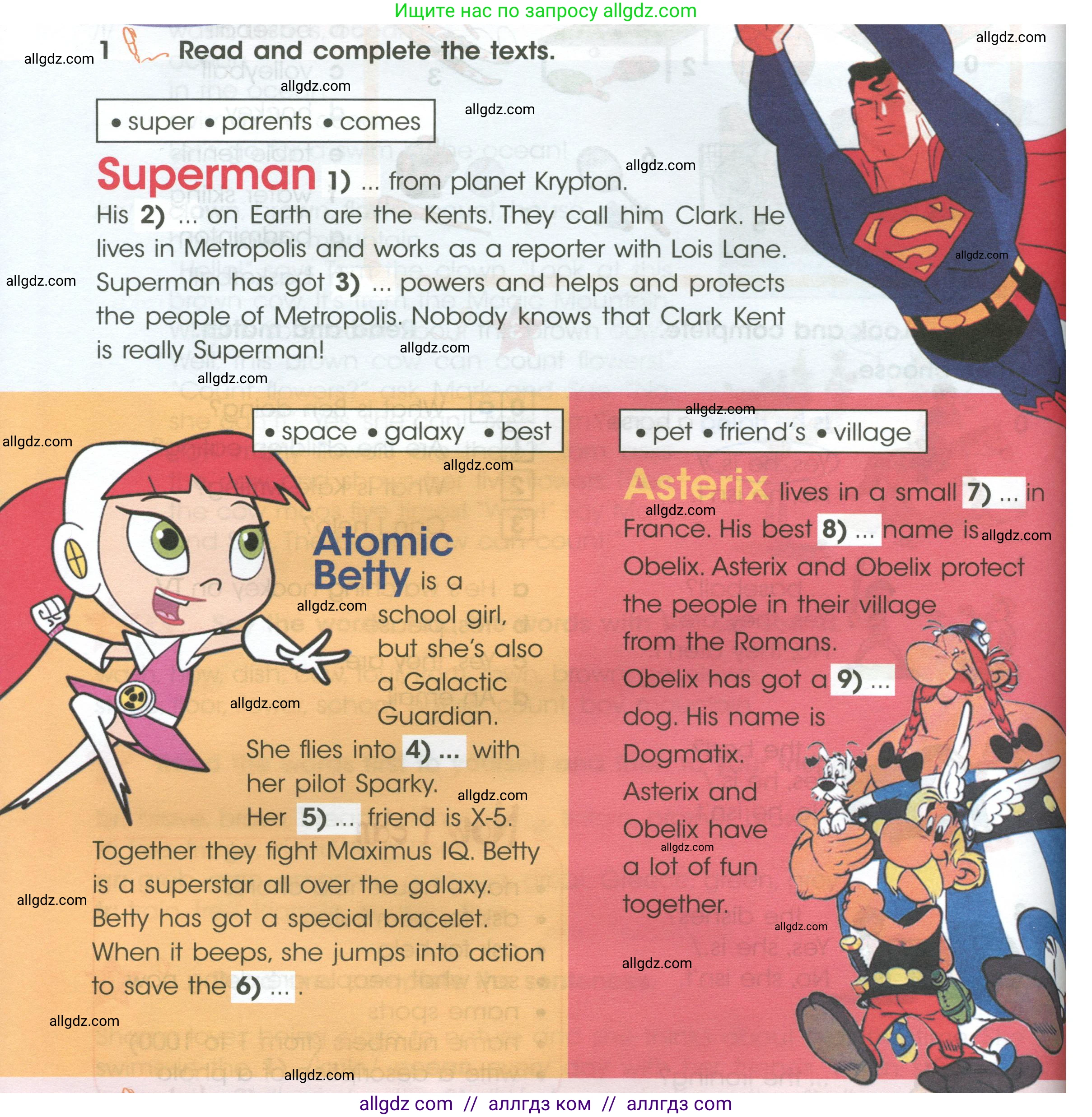 Английский язык (english), 4 класс Учебник (Student's book), авторы: Баранова Ксения Михайловна (Baranova Ksenia), Дули Дженни (Dooley Jenny), Копылова Виктория Викторовна (Kopylova Victoria), Мильруд Радислав Петрович (Millrood Radislav), Эванс Вирджиния (Evans Virginia), издательство Просвещение, Москва, 2023, розового цвета, Часть ( Part) 1, страница 34, номер 1, Условие