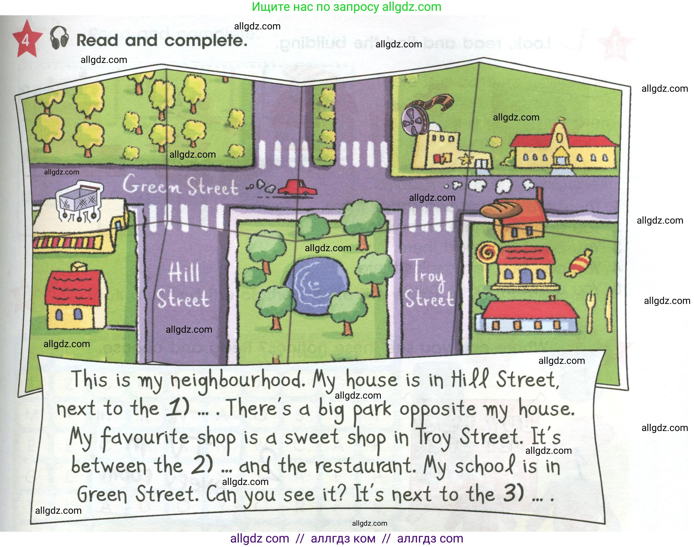 Английский язык (english), 4 класс Учебник (Student's book), авторы: Баранова Ксения Михайловна (Baranova Ksenia), Дули Дженни (Dooley Jenny), Копылова Виктория Викторовна (Kopylova Victoria), Мильруд Радислав Петрович (Millrood Radislav), Эванс Вирджиния (Evans Virginia), издательство Просвещение, Москва, 2023, розового цвета, Часть ( Part) 1, страница 49, номер 4, Условие