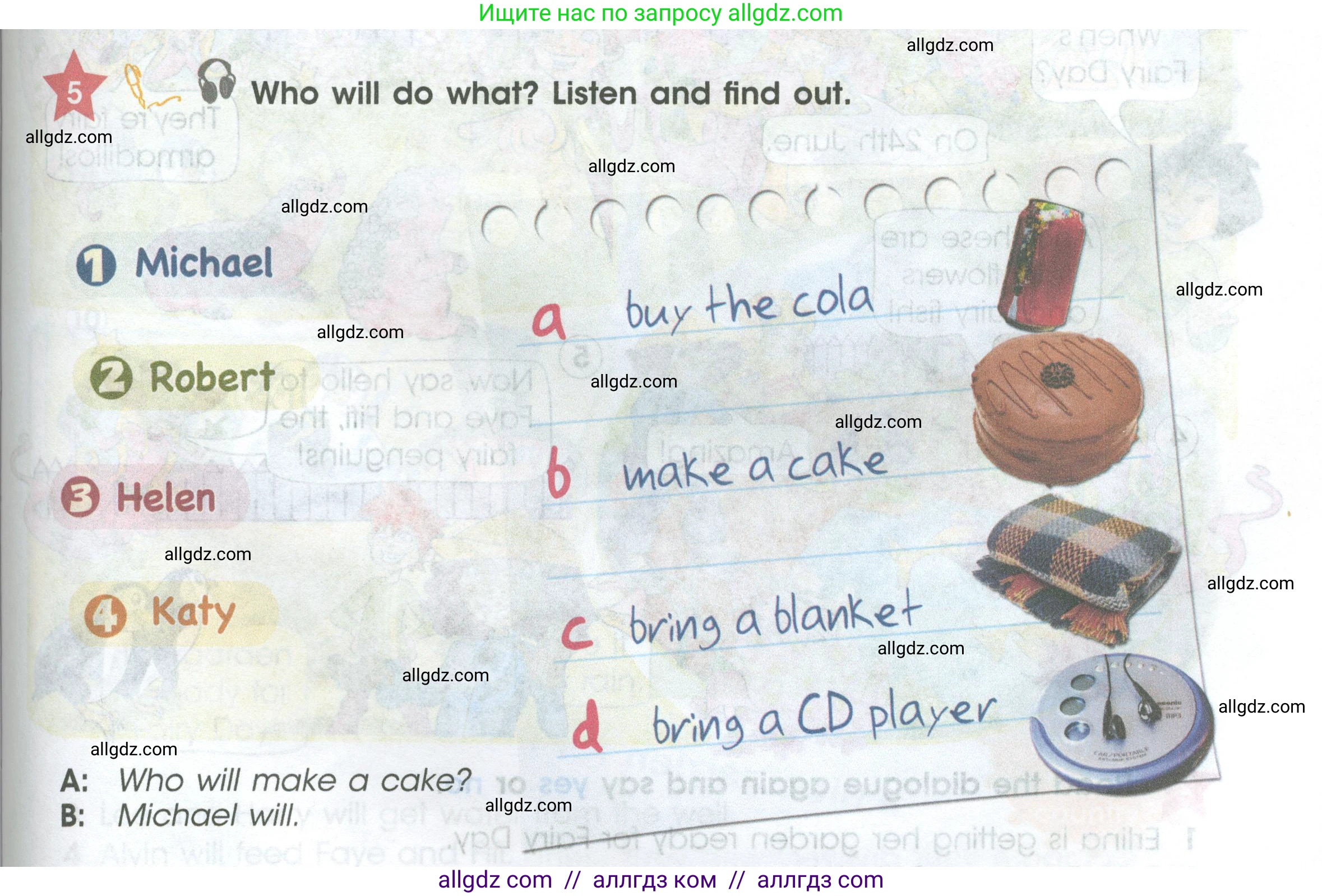 Английский язык (english), 4 класс Учебник (Student's book), авторы: Баранова Ксения Михайловна (Baranova Ksenia), Дули Дженни (Dooley Jenny), Копылова Виктория Викторовна (Kopylova Victoria), Мильруд Радислав Петрович (Millrood Radislav), Эванс Вирджиния (Evans Virginia), издательство Просвещение, Москва, 2023, розового цвета, Часть ( Part) 2, страница 85, номер 5, Условие