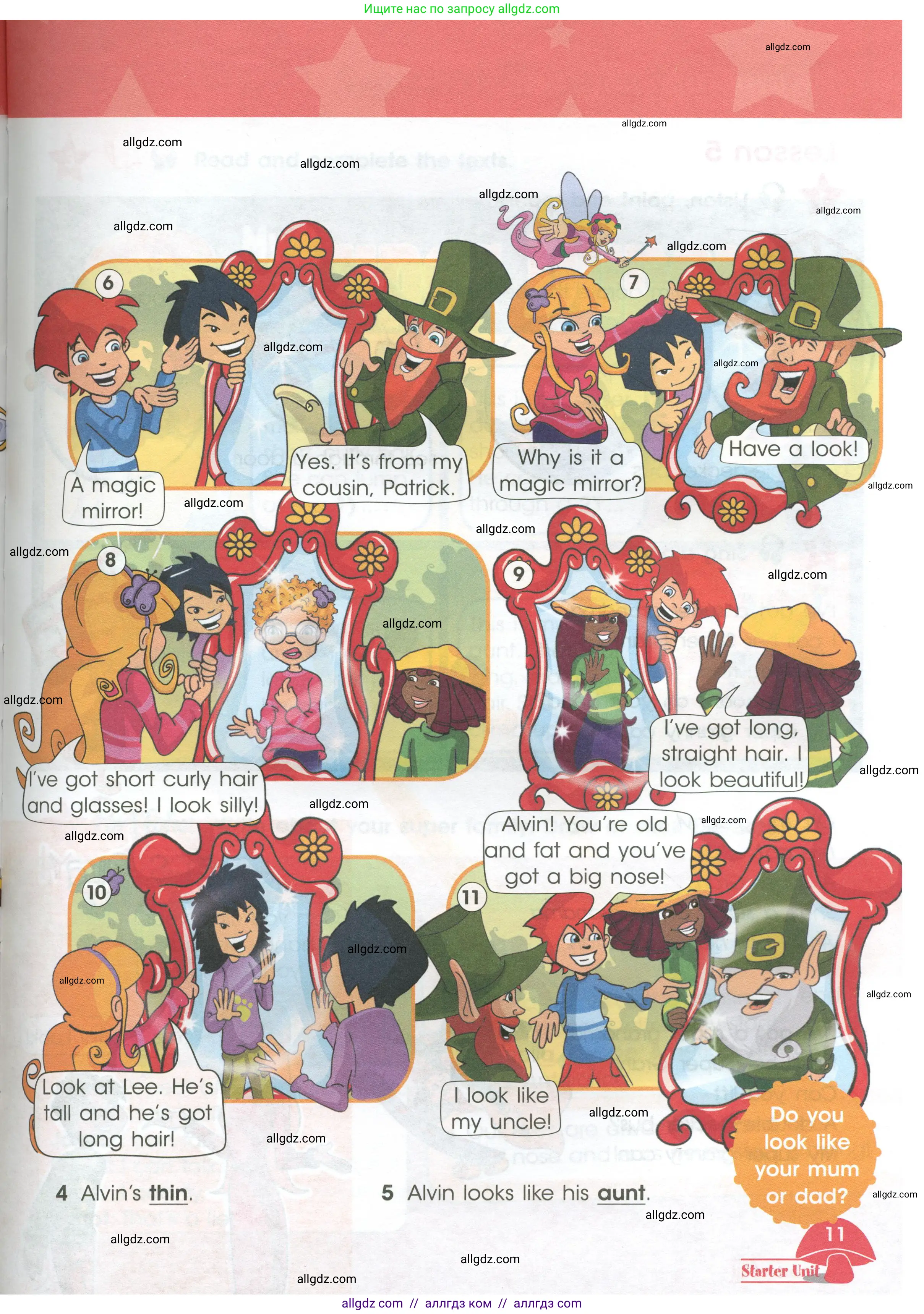 Английский язык (english), 4 класс Учебник (Student's book), авторы: Баранова Ксения Михайловна (Baranova Ksenia), Дули Дженни (Dooley Jenny), Копылова Виктория Викторовна (Kopylova Victoria), Мильруд Радислав Петрович (Millrood Radislav), Эванс Вирджиния (Evans Virginia), издательство Просвещение, Москва, 2023, розового цвета, страница 11