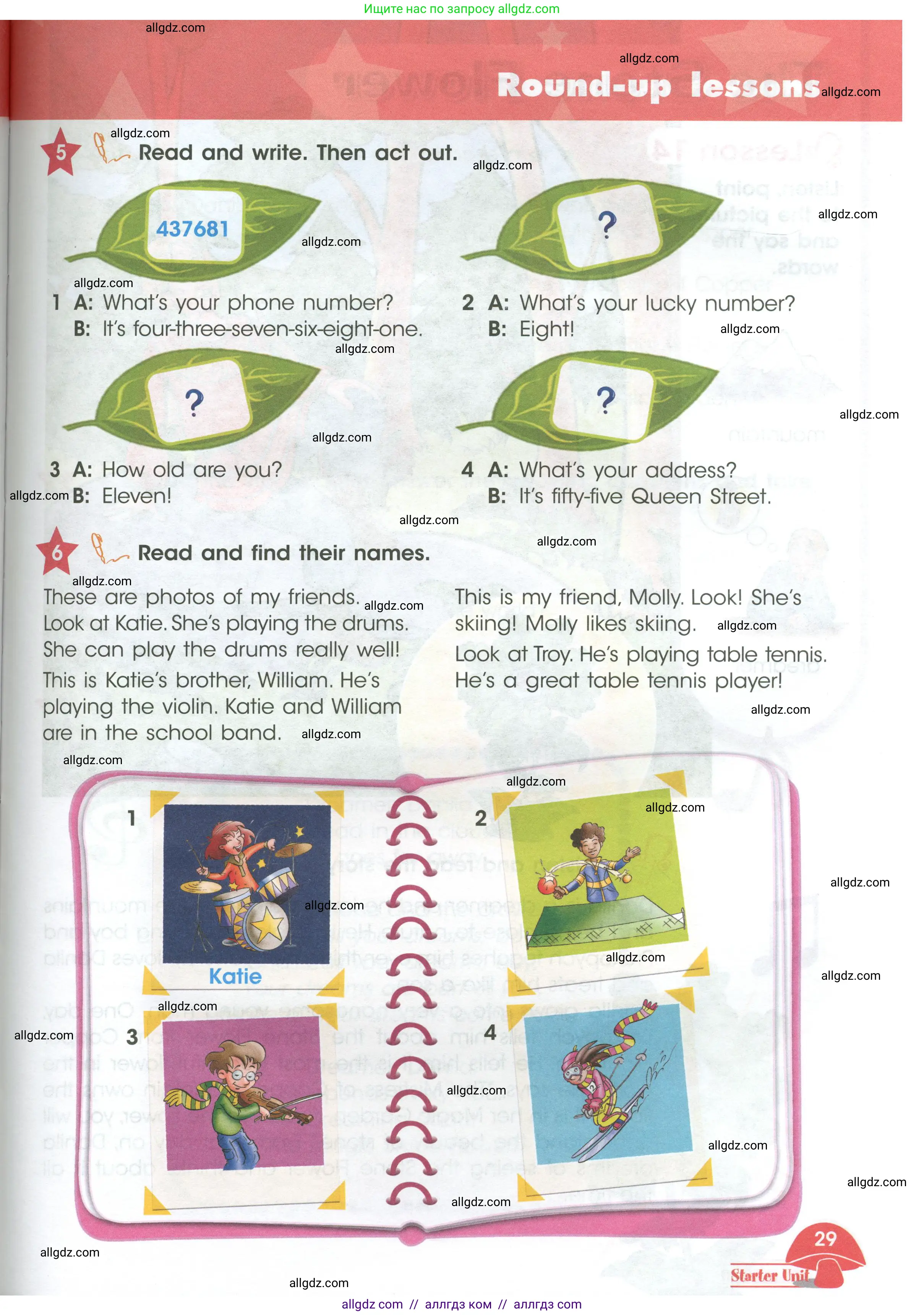 Английский язык (english), 4 класс Учебник (Student's book), авторы: Баранова Ксения Михайловна (Baranova Ksenia), Дули Дженни (Dooley Jenny), Копылова Виктория Викторовна (Kopylova Victoria), Мильруд Радислав Петрович (Millrood Radislav), Эванс Вирджиния (Evans Virginia), издательство Просвещение, Москва, 2023, розового цвета, Часть ( Part) 1, страница 29