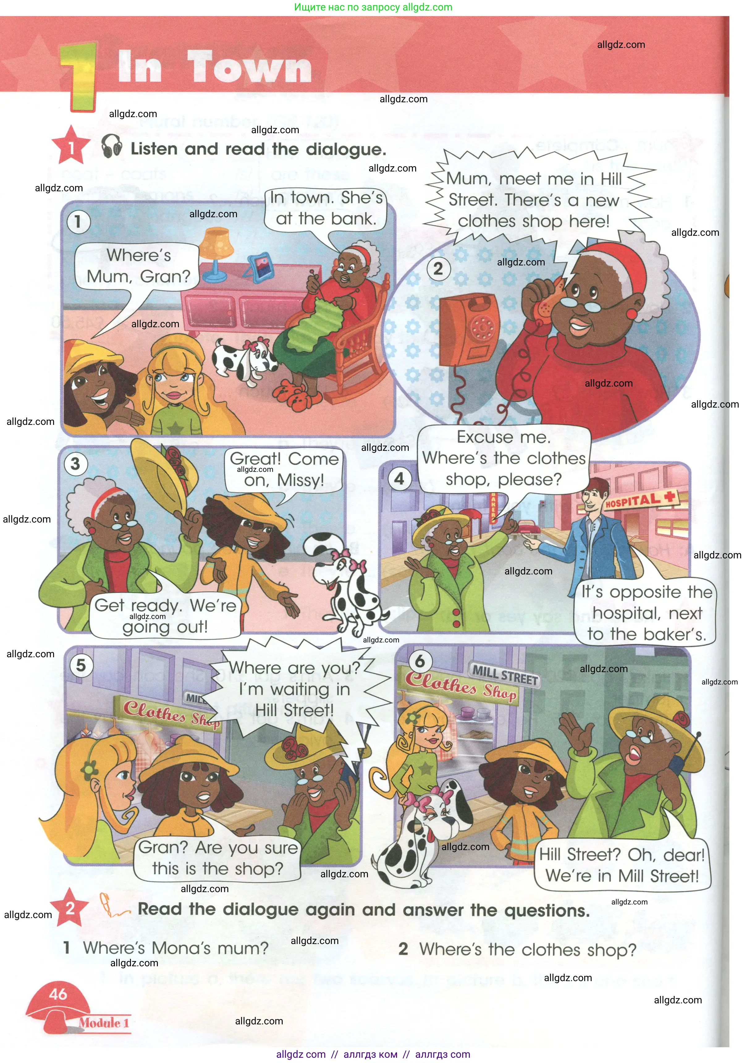 Английский язык (english), 4 класс Учебник (Student's book), авторы: Баранова Ксения Михайловна (Baranova Ksenia), Дули Дженни (Dooley Jenny), Копылова Виктория Викторовна (Kopylova Victoria), Мильруд Радислав Петрович (Millrood Radislav), Эванс Вирджиния (Evans Virginia), издательство Просвещение, Москва, 2023, розового цвета, Часть ( Part) 1, страница 46