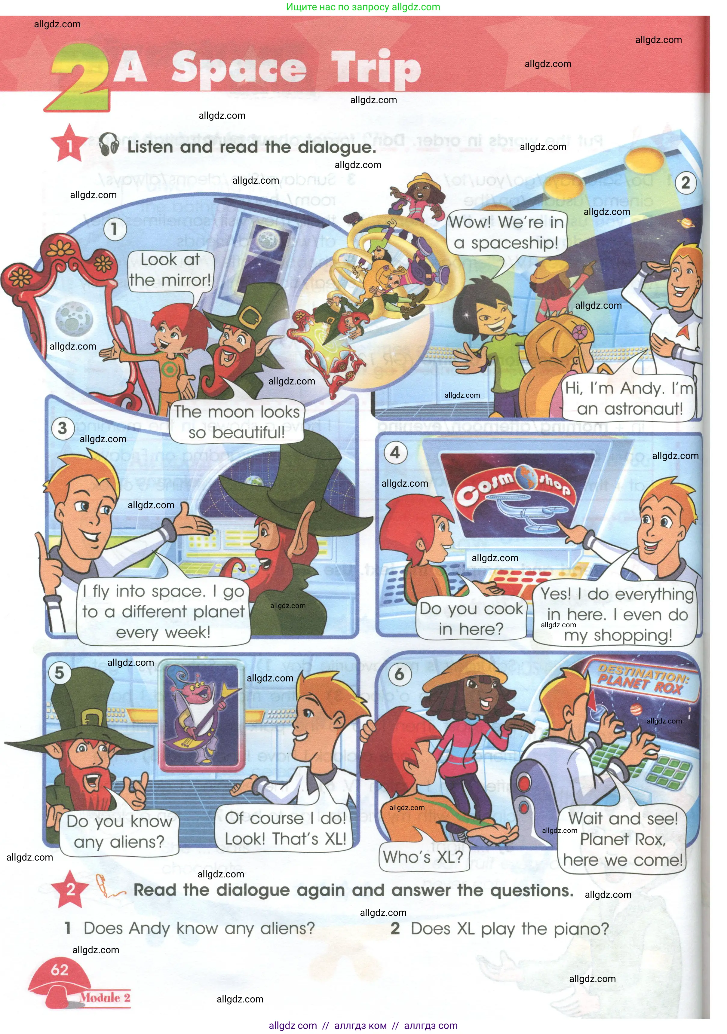 Английский язык (english), 4 класс Учебник (Student's book), авторы: Баранова Ксения Михайловна (Baranova Ksenia), Дули Дженни (Dooley Jenny), Копылова Виктория Викторовна (Kopylova Victoria), Мильруд Радислав Петрович (Millrood Radislav), Эванс Вирджиния (Evans Virginia), издательство Просвещение, Москва, 2023, розового цвета, Часть ( Part) 1, страница 62