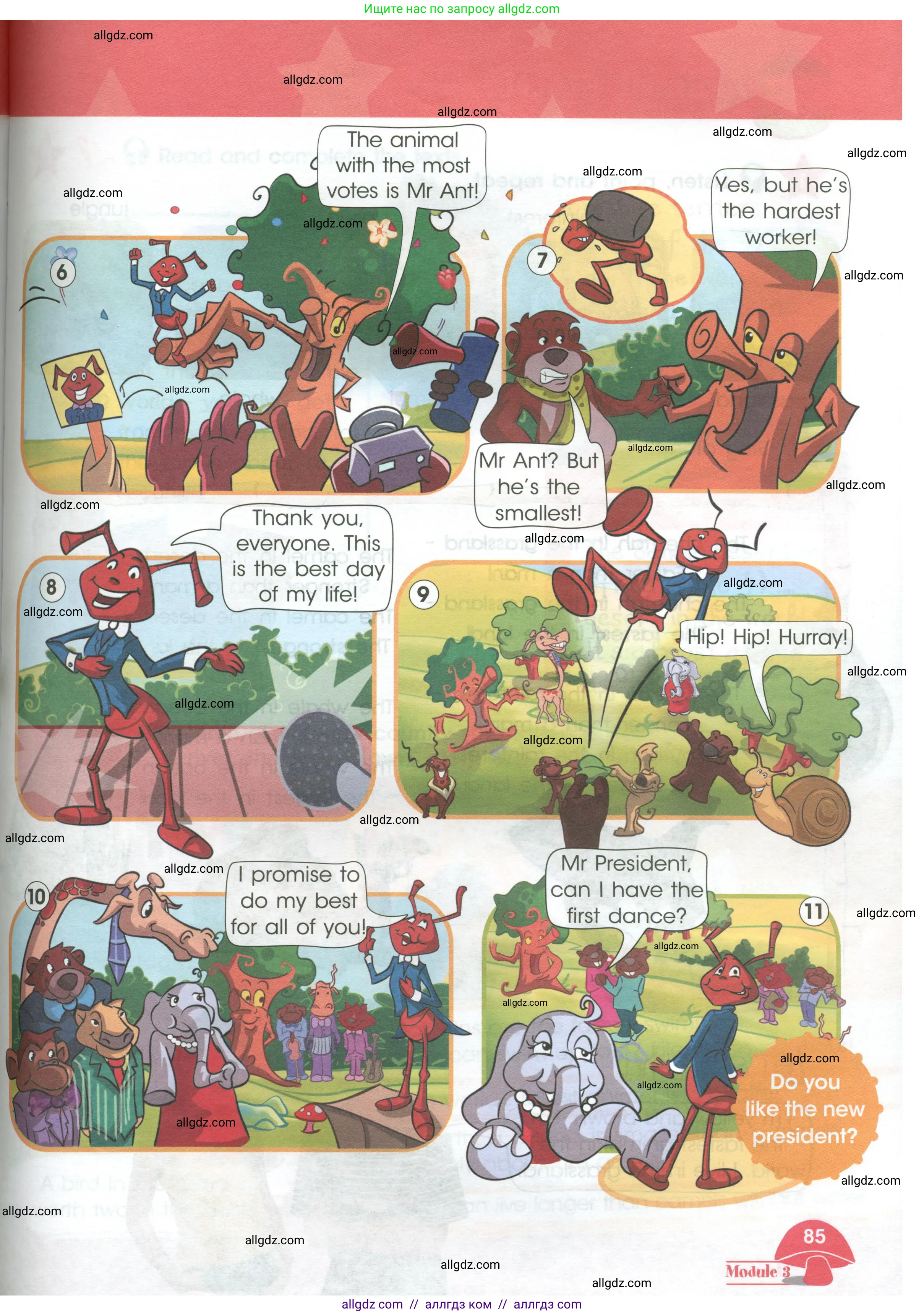 Английский язык (english), 4 класс Учебник (Student's book), авторы: Баранова Ксения Михайловна (Baranova Ksenia), Дули Дженни (Dooley Jenny), Копылова Виктория Викторовна (Kopylova Victoria), Мильруд Радислав Петрович (Millrood Radislav), Эванс Вирджиния (Evans Virginia), издательство Просвещение, Москва, 2023, розового цвета, страница 85