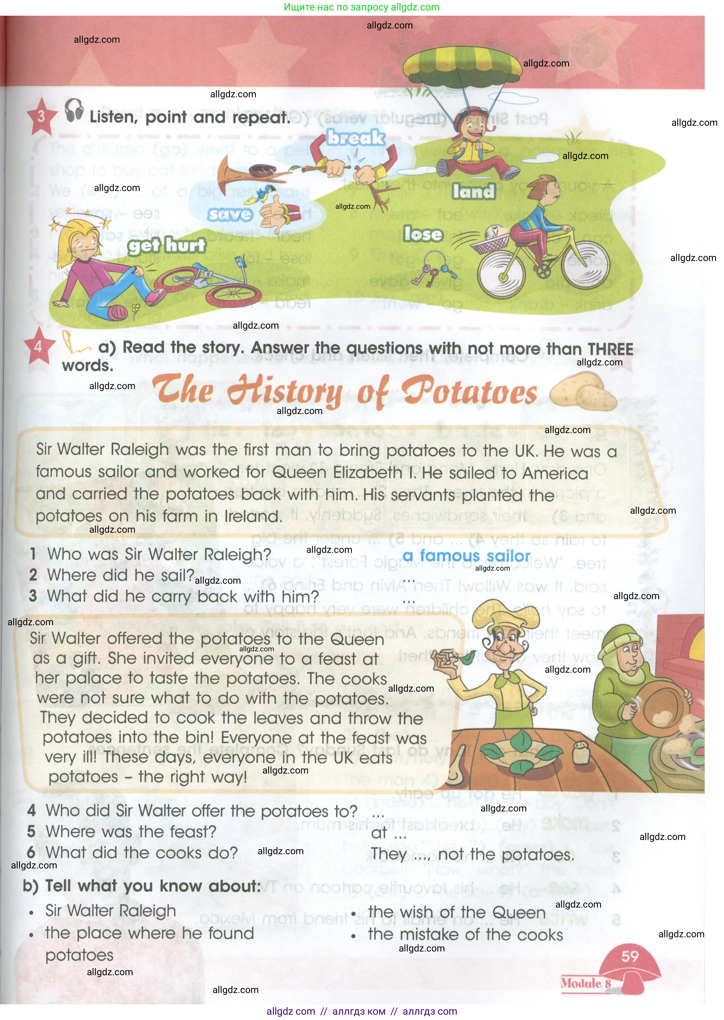 Английский язык (english), 4 класс Учебник (Student's book), авторы: Баранова Ксения Михайловна (Baranova Ksenia), Дули Дженни (Dooley Jenny), Копылова Виктория Викторовна (Kopylova Victoria), Мильруд Радислав Петрович (Millrood Radislav), Эванс Вирджиния (Evans Virginia), издательство Просвещение, Москва, 2023, розового цвета, Часть ( Part) 2, страница 59