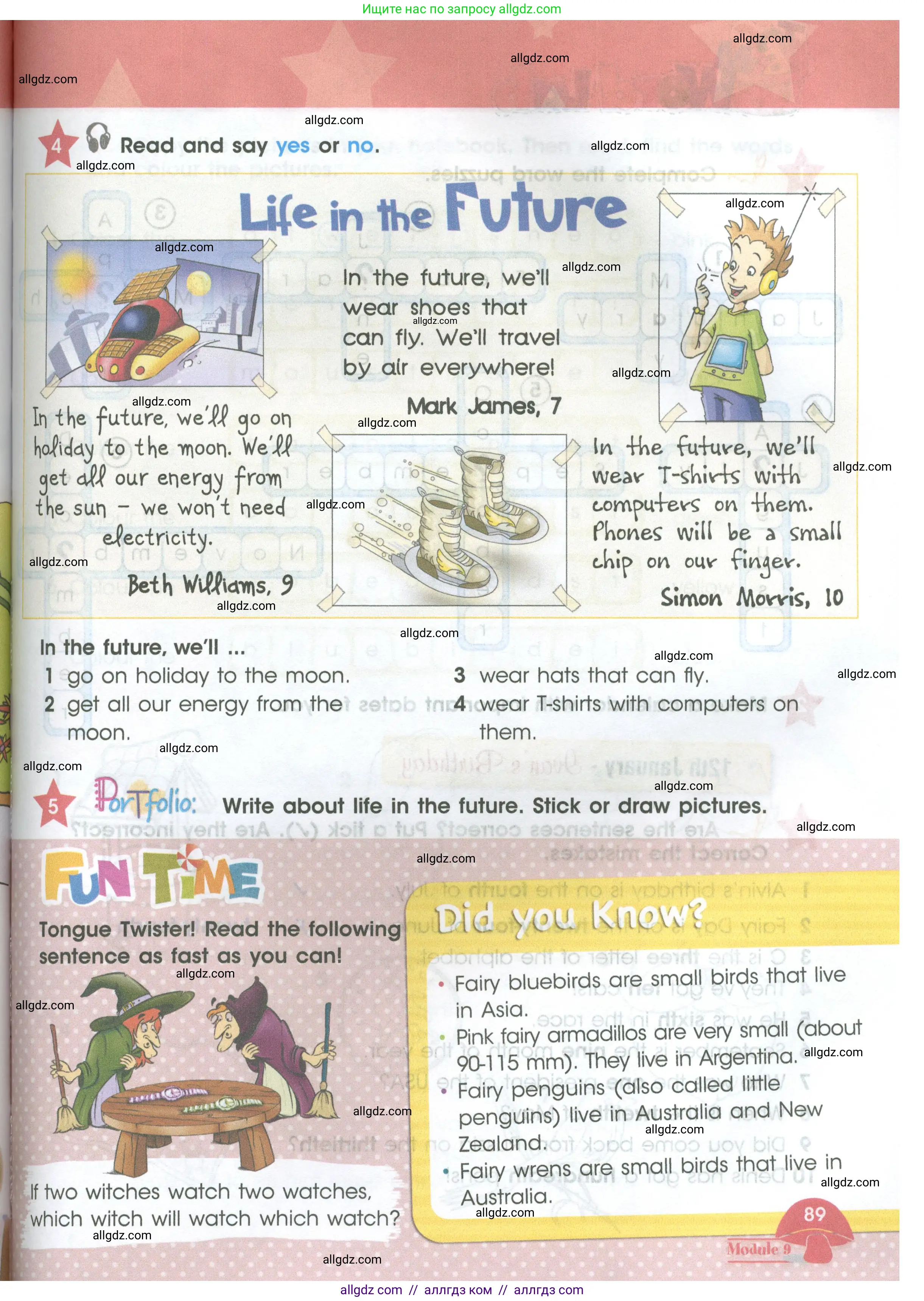 Английский язык (english), 4 класс Учебник (Student's book), авторы: Баранова Ксения Михайловна (Baranova Ksenia), Дули Дженни (Dooley Jenny), Копылова Виктория Викторовна (Kopylova Victoria), Мильруд Радислав Петрович (Millrood Radislav), Эванс Вирджиния (Evans Virginia), издательство Просвещение, Москва, 2023, розового цвета, Часть ( Part) 2, страница 89