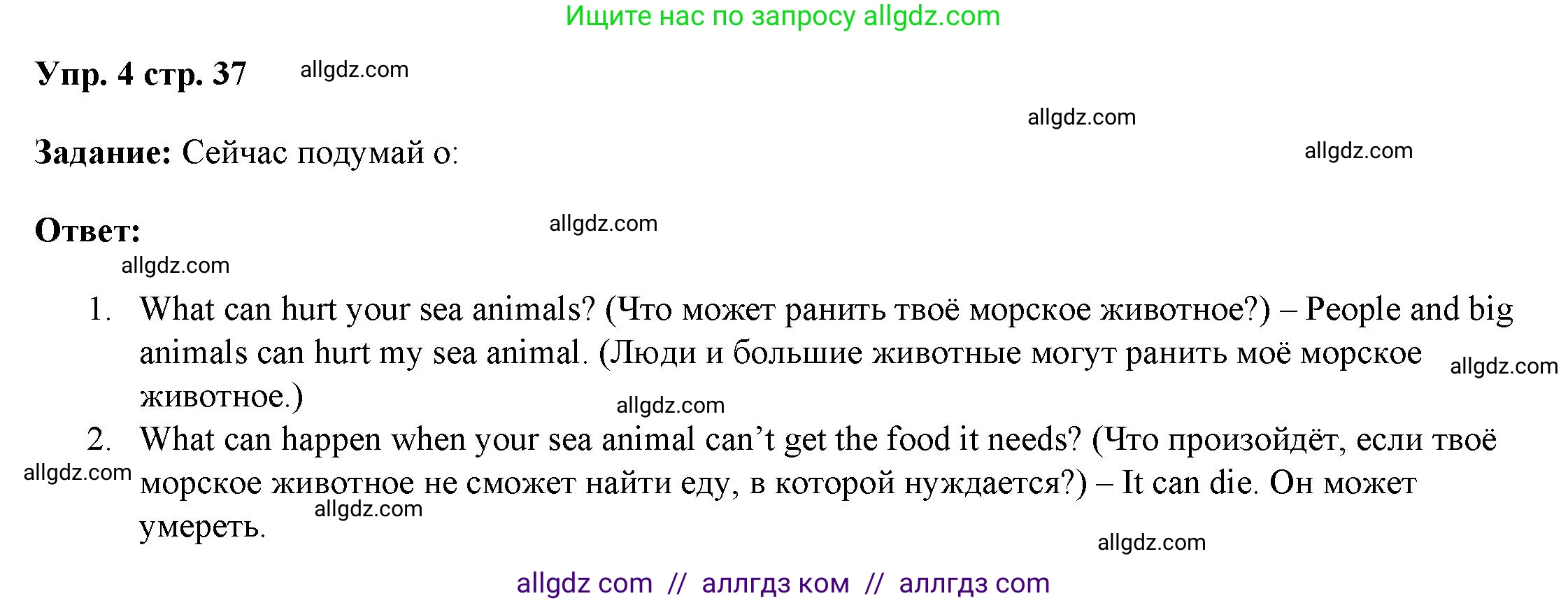 Английский язык (english), 4 класс Учебник (Student's book), авторы: Баранова Ксения Михайловна (Baranova Ksenia), Дули Дженни (Dooley Jenny), Копылова Виктория Викторовна (Kopylova Victoria), Мильруд Радислав Петрович (Millrood Radislav), Эванс Вирджиния (Evans Virginia), издательство Просвещение, Москва, 2023, розового цвета, Часть ( Part) 1, страница 37, номер 4, Решение