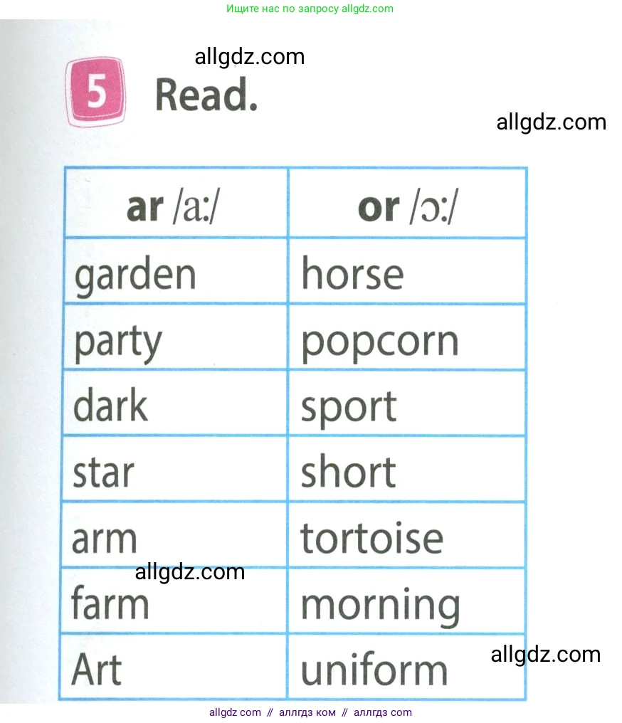 Английский язык (english), 4 класс Учебник (Student's book), авторы: Быкова Надежда Ильинична (Bykova Nadezhda), Дули Дженни (Dooley Jenny), Поспелова Марина Давидовна (Pospelova Marina), Эванс Вирджиния (Evans Virginia), издательство Просвещение, Москва, 2023, белого цвета, Часть ( Part) 1, страница 13, номер 5, Условие