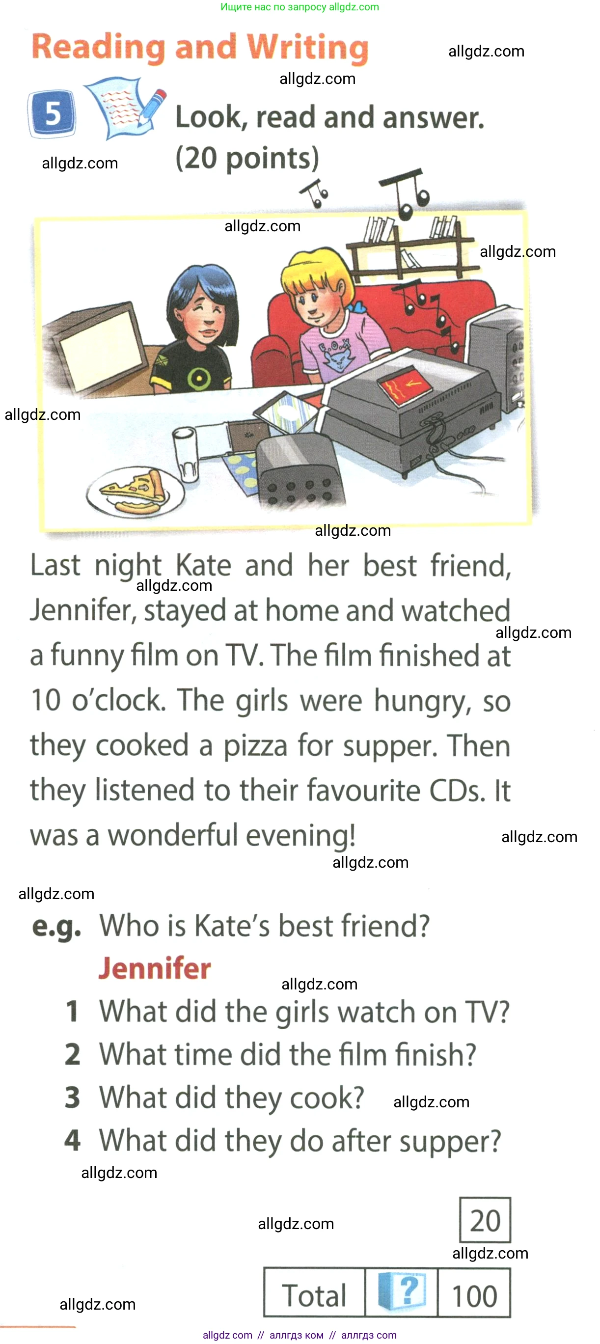 Английский язык (english), 4 класс Учебник (Student's book), авторы: Быкова Надежда Ильинична (Bykova Nadezhda), Дули Дженни (Dooley Jenny), Поспелова Марина Давидовна (Pospelova Marina), Эванс Вирджиния (Evans Virginia), издательство Просвещение, Москва, 2023, белого цвета, Часть ( Part) 2, страница 35, номер 5, Условие