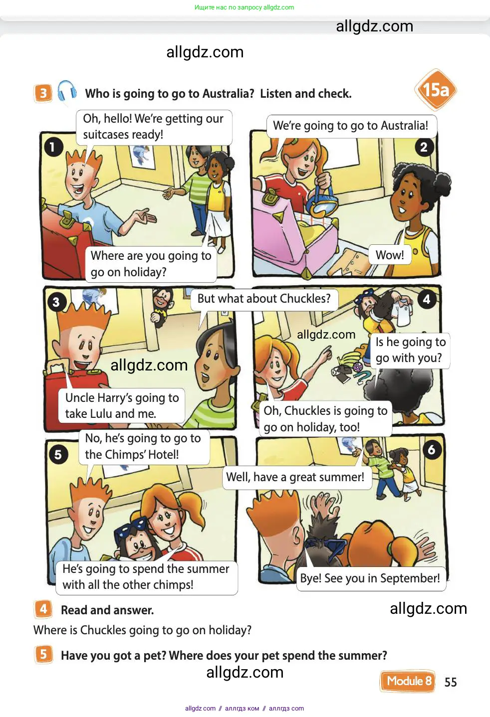 Английский язык (english), 4 класс Учебник (Student's book), авторы: Быкова Надежда Ильинична (Bykova Nadezhda), Дули Дженни (Dooley Jenny), Поспелова Марина Давидовна (Pospelova Marina), Эванс Вирджиния (Evans Virginia), издательство Просвещение, Москва, 2023, белого цвета, Часть ( Part) 2, страница 55