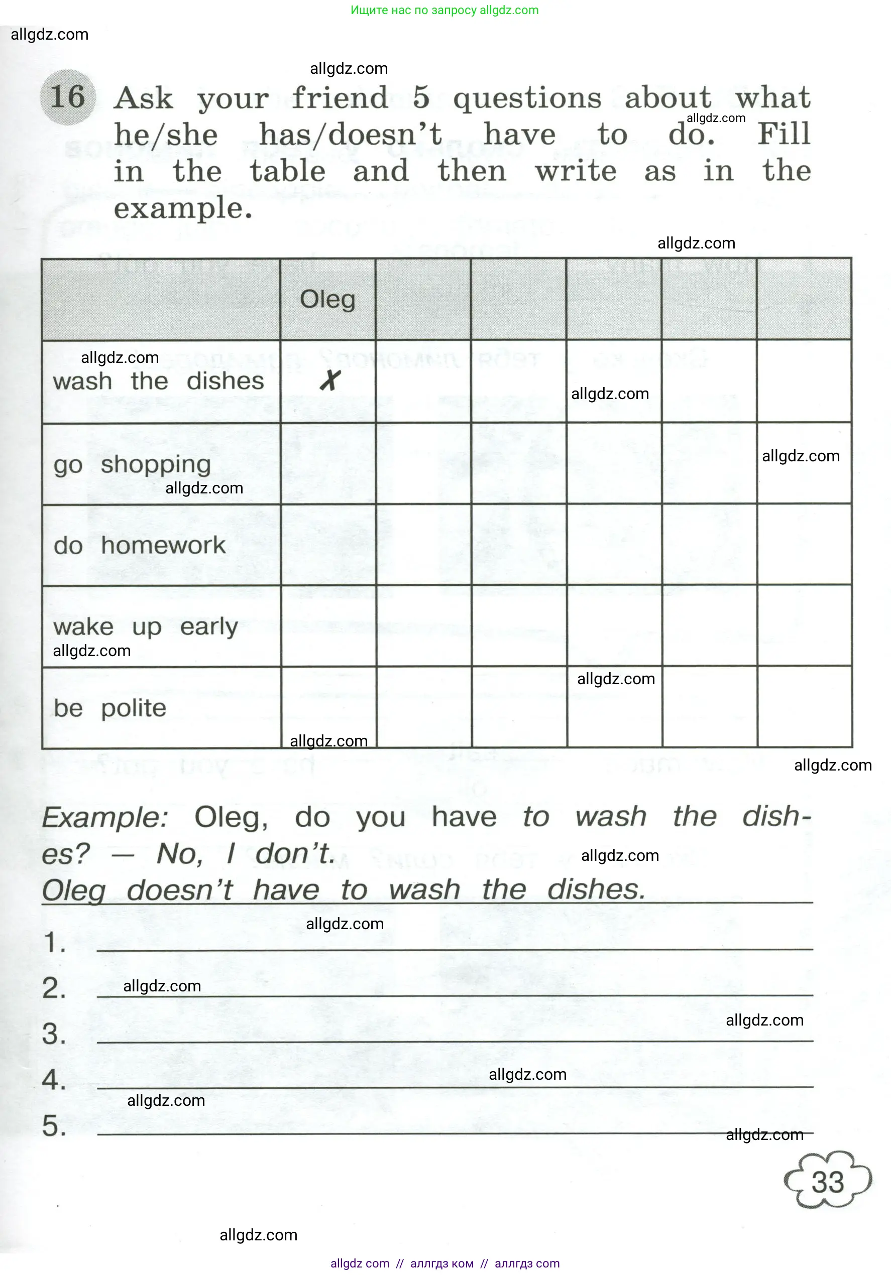 Английский язык (english), 4 класс Грамматический тренажёр, автор: Юшина Дарья Генадьевна, издательство Просвещение, Москва, 2019, красного цвета, страница 33