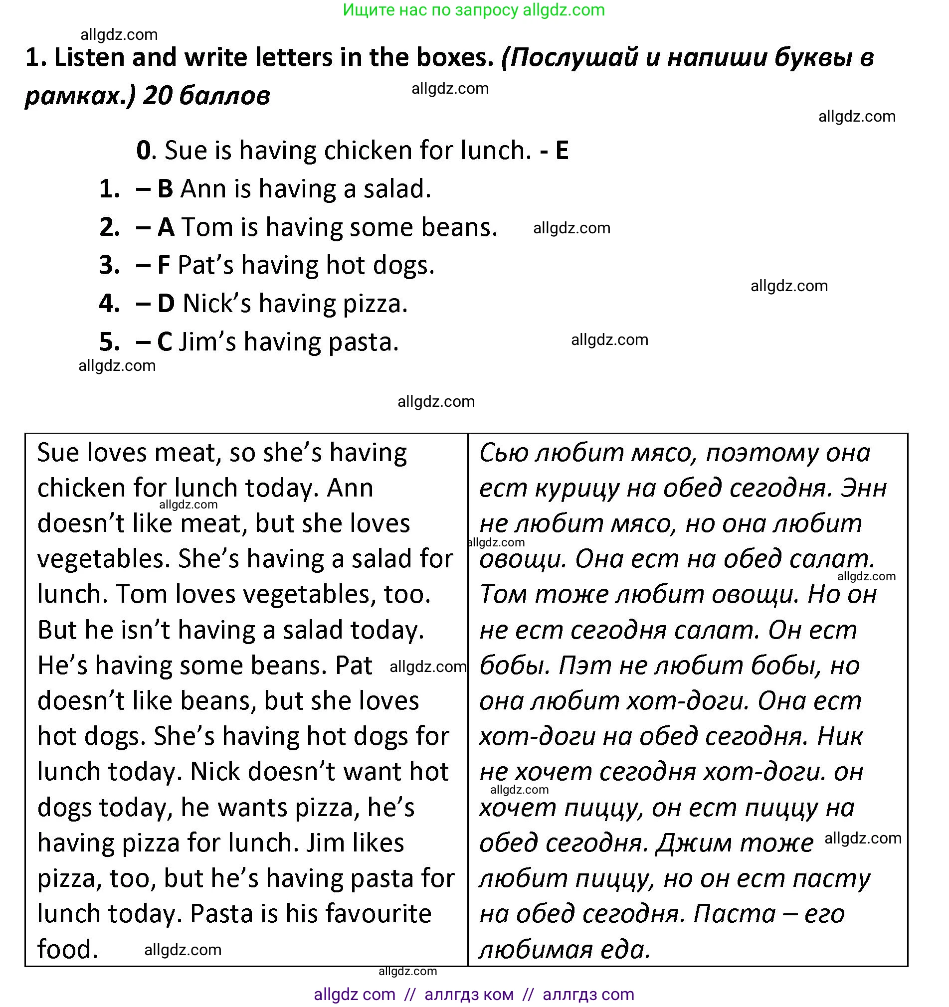 Английский язык (english), 4 класс контрольные задания (test booklet), авторы: Баранова Ксения Михайловна (Baranova Ksenia), Дули Дженни (Dooley Jenny), Копылова Виктория Викторовна (Kopylova Victoria), Мильруд Радислав Петрович (Millrood Radislav), Эванс Вирджиния (Evans Virginia), издательство Просвещение, Москва, 2023, серого цвета, страница 64, номер 1, Решение