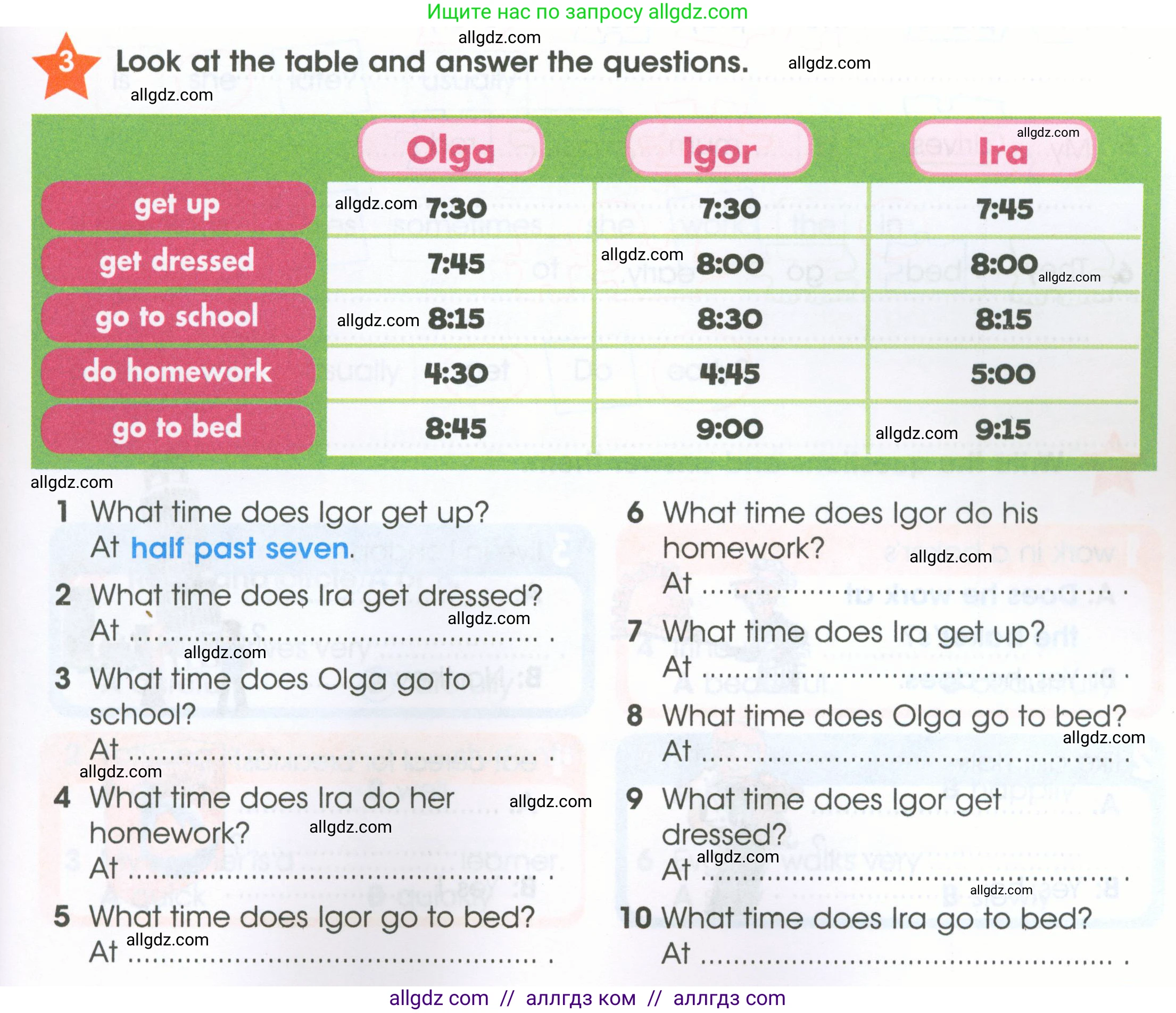 Английский язык (english), 4 класс Рабочая тетрадь (workbook), авторы: Баранова Ксения Михайловна (Baranova Ksenia), Бадулина Ольга Ивановна, Копылова Виктория Викторовна (Kopylova Victoria), Мильруд Радислав Петрович (Millrood Radislav), Эванс Вирджиния (Evans Virginia), издательство Просвещение, Москва, 2023, оранжевого цвета, Часть ( Part) 1, страница 25, номер 3, Условие